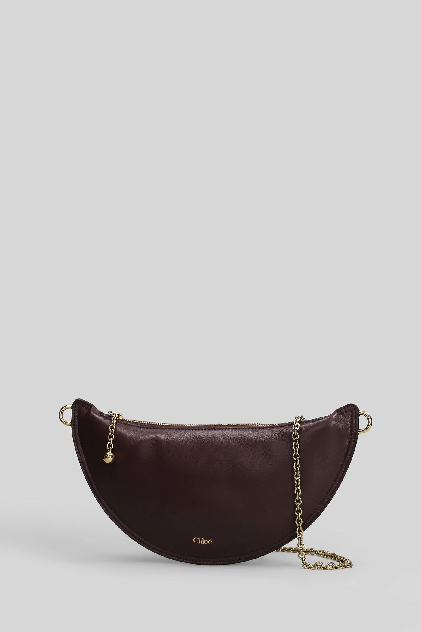Halfmoon bag Shoulder bag in Viola leather - Image 2