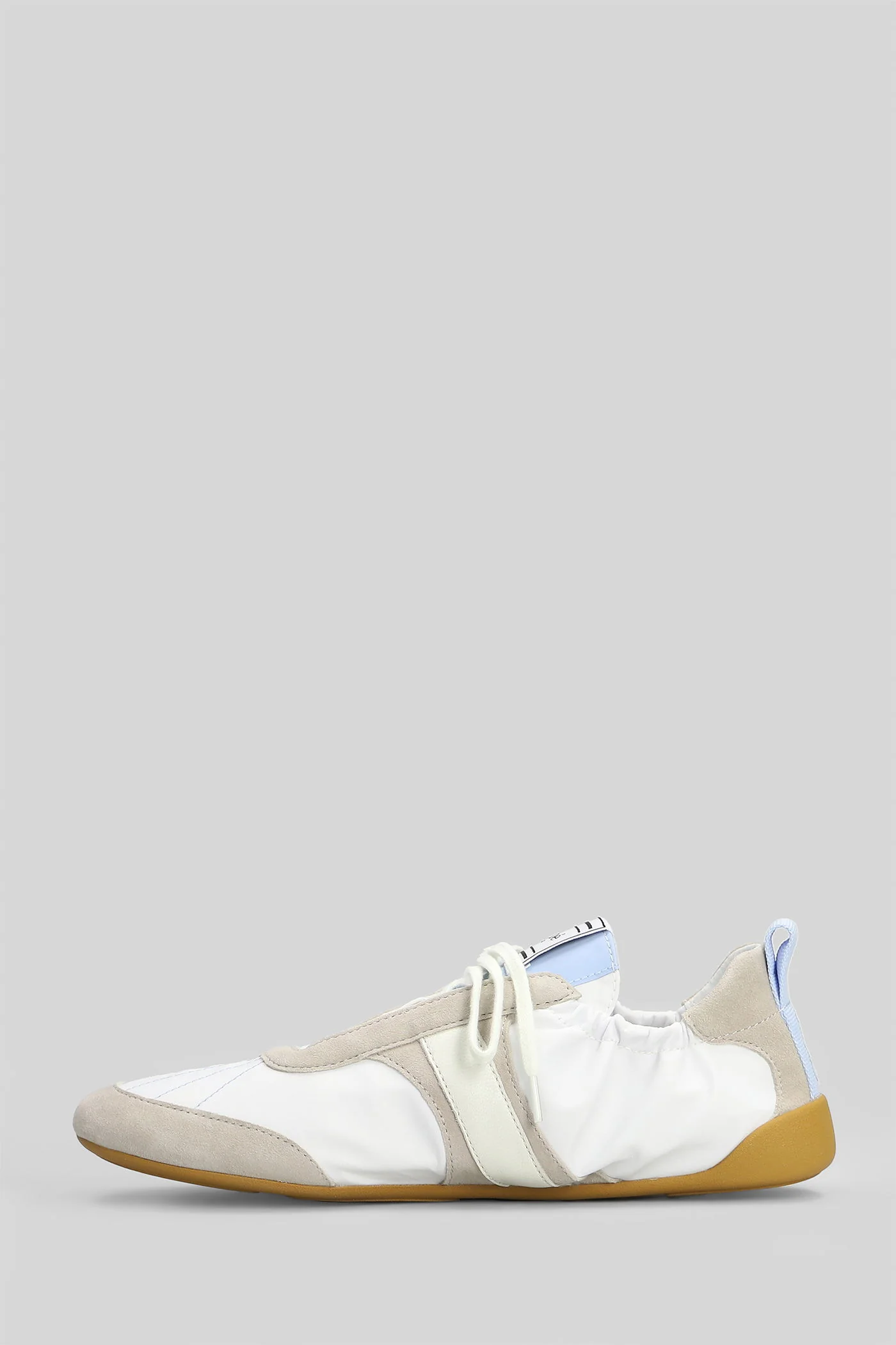 Kick Sneakers in white suede and leather - Image 3