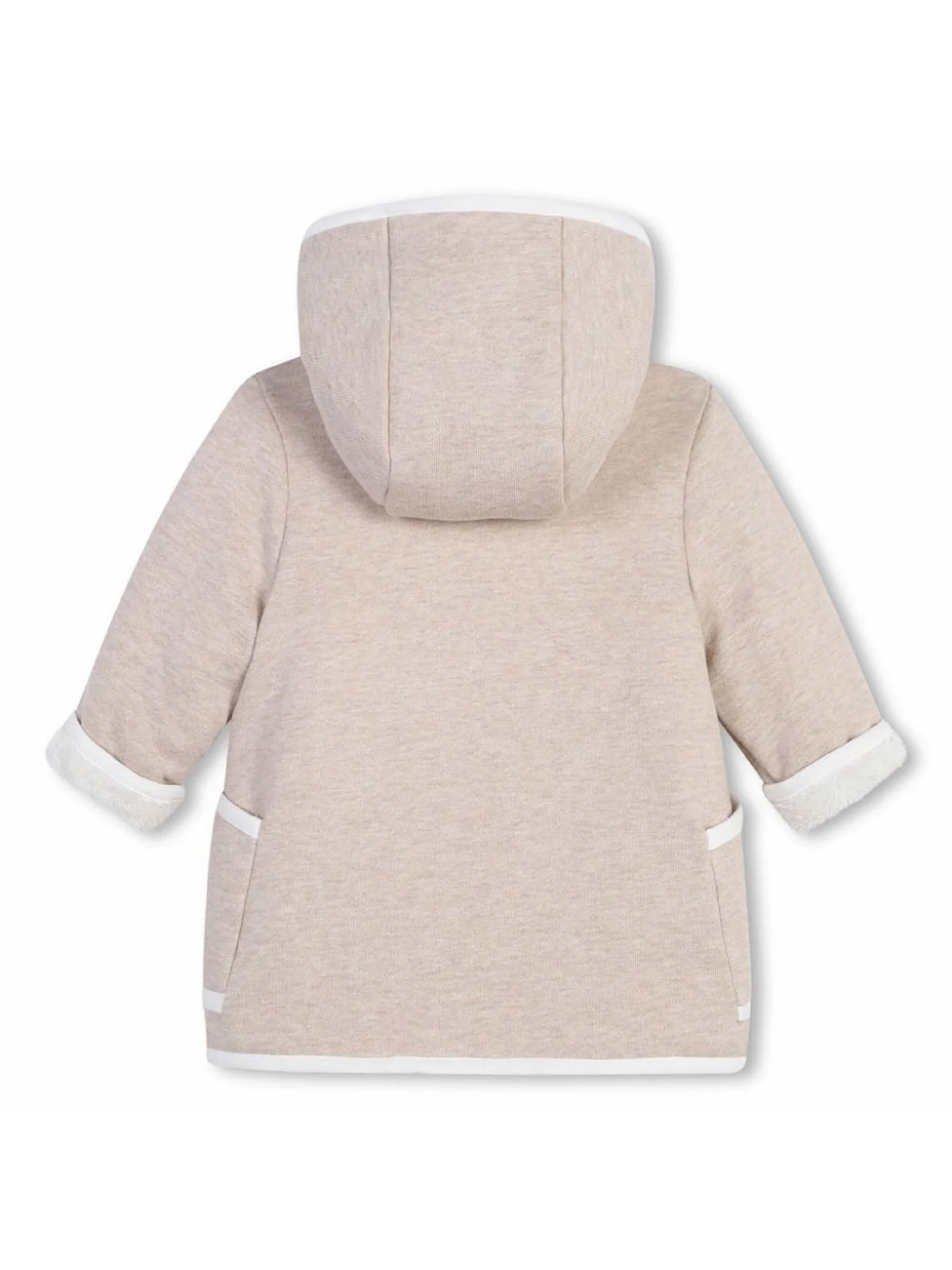 Coat in beige cotton - Image 2