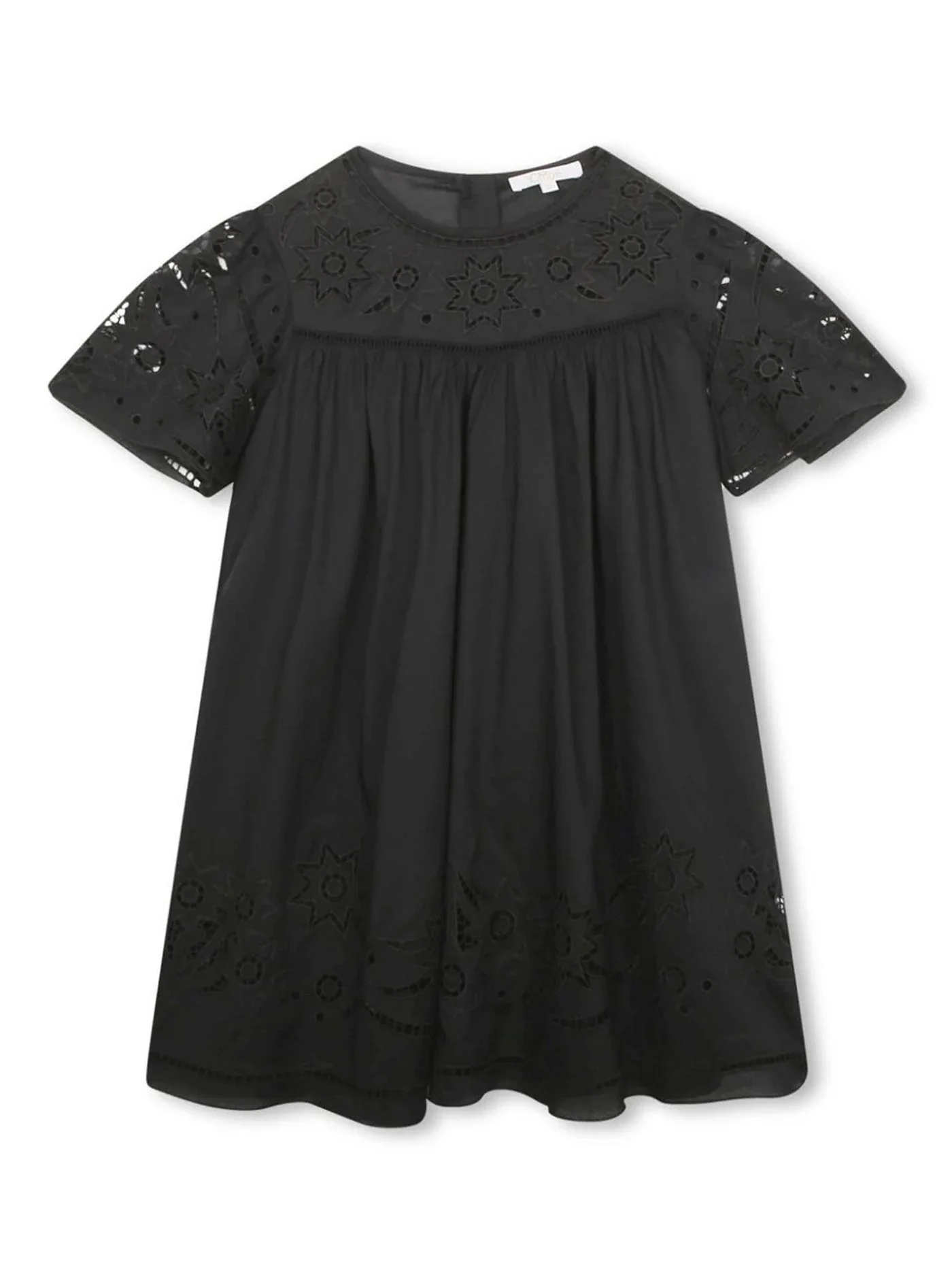 Dress woman in black cotton