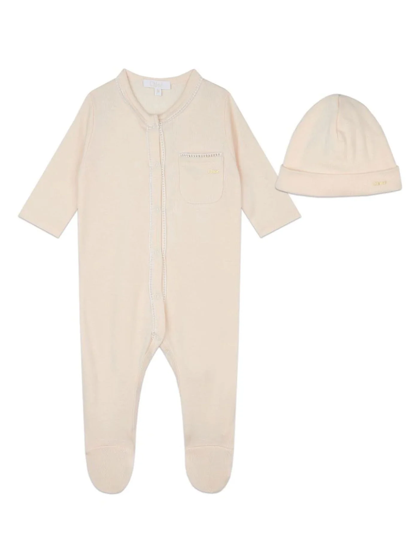 Jumpsuit in rose-pink cotton