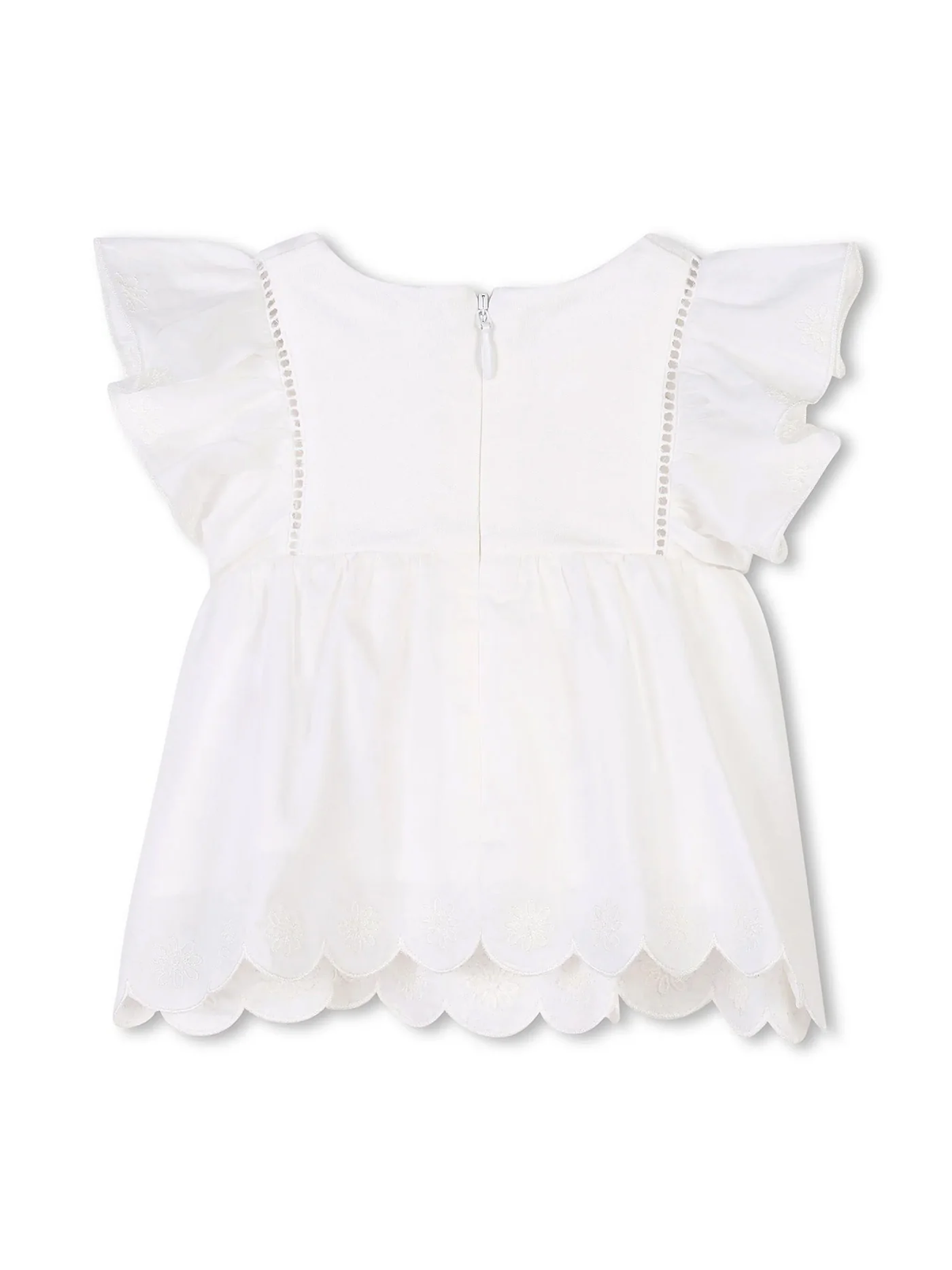 Jumpsuit in white cotton - Image 4