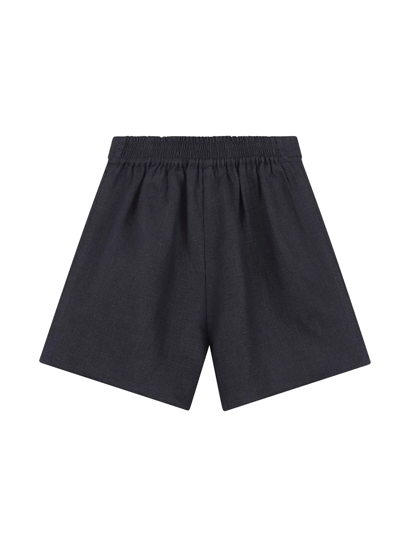 Shorts in blue linen - Image 2