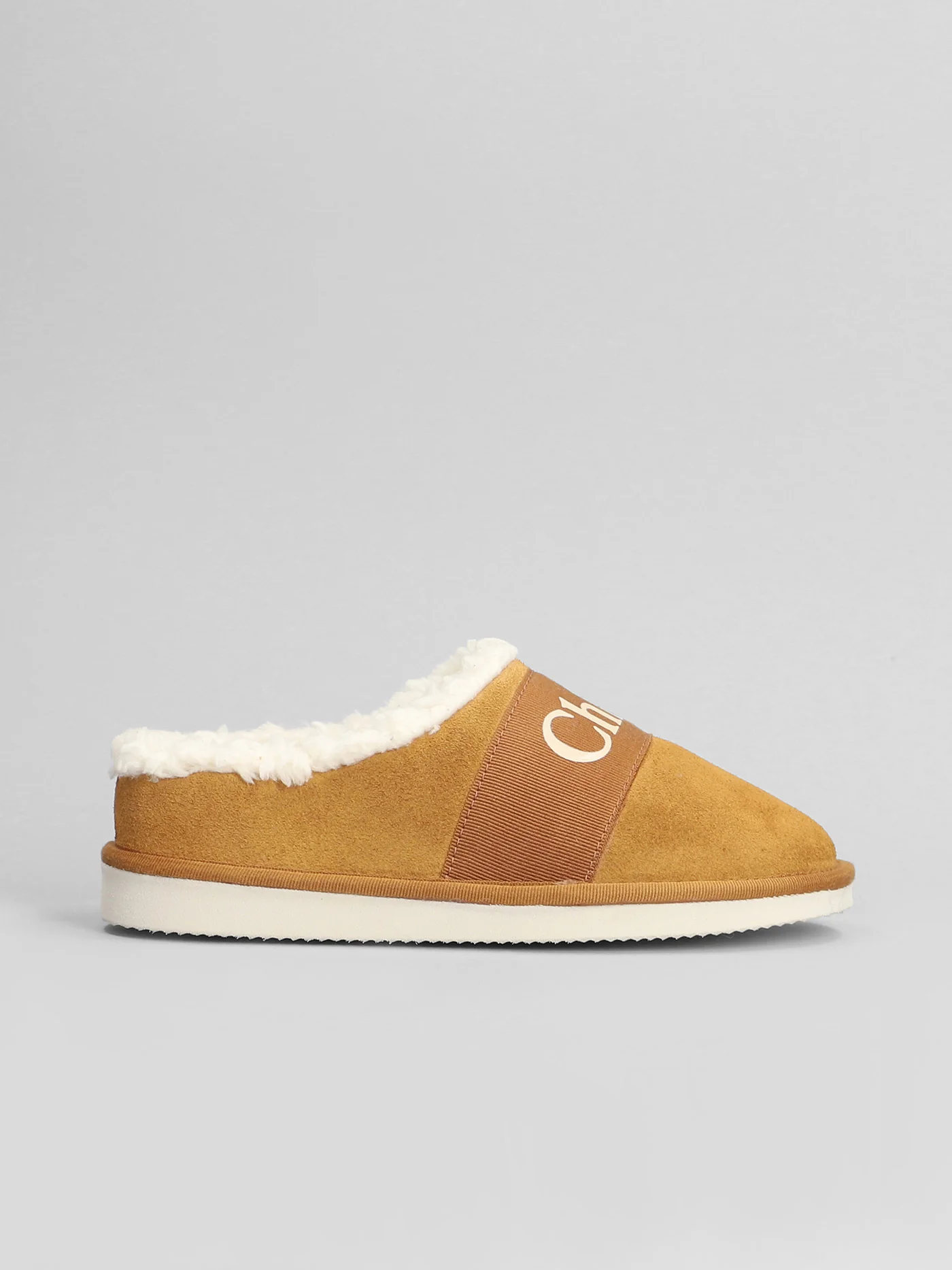 Slipper-Mule in leather color leather