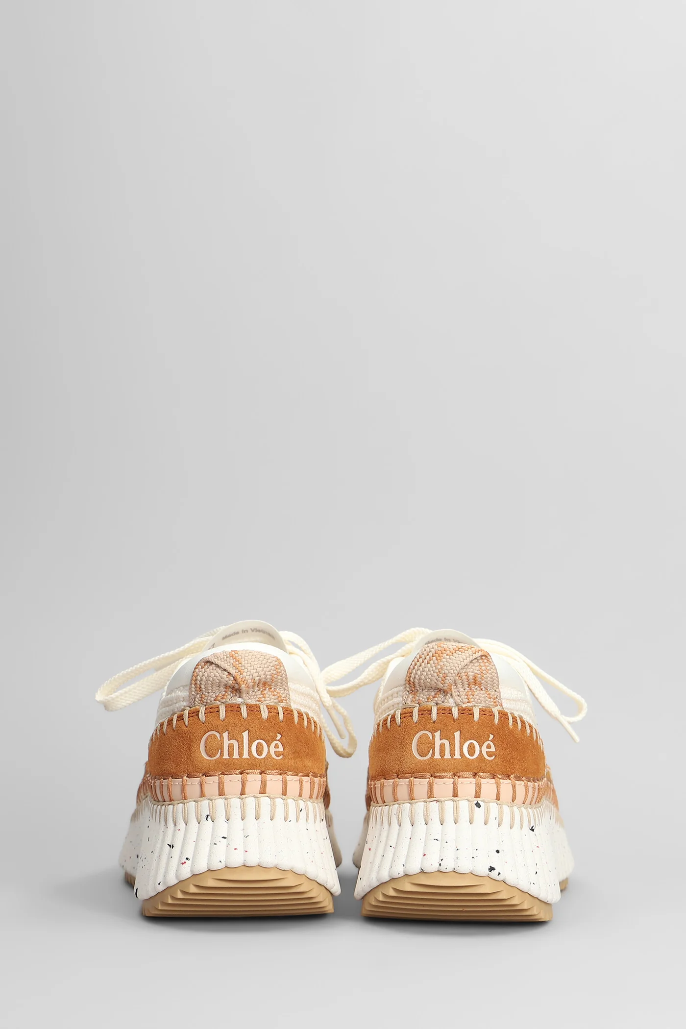 Nama Sneakers in beige suede - Image 4