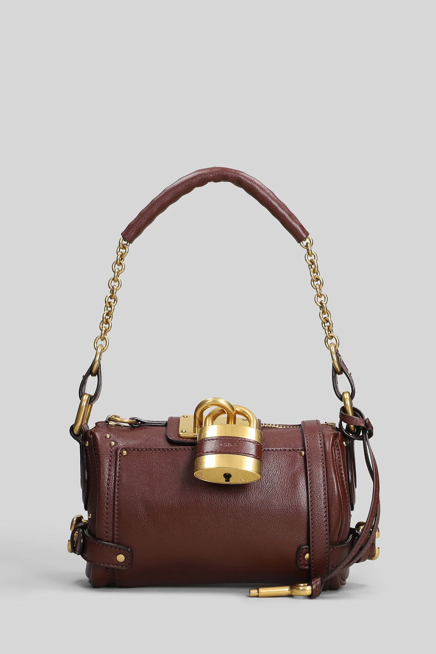 Paddington Shoulder bag in brown leather