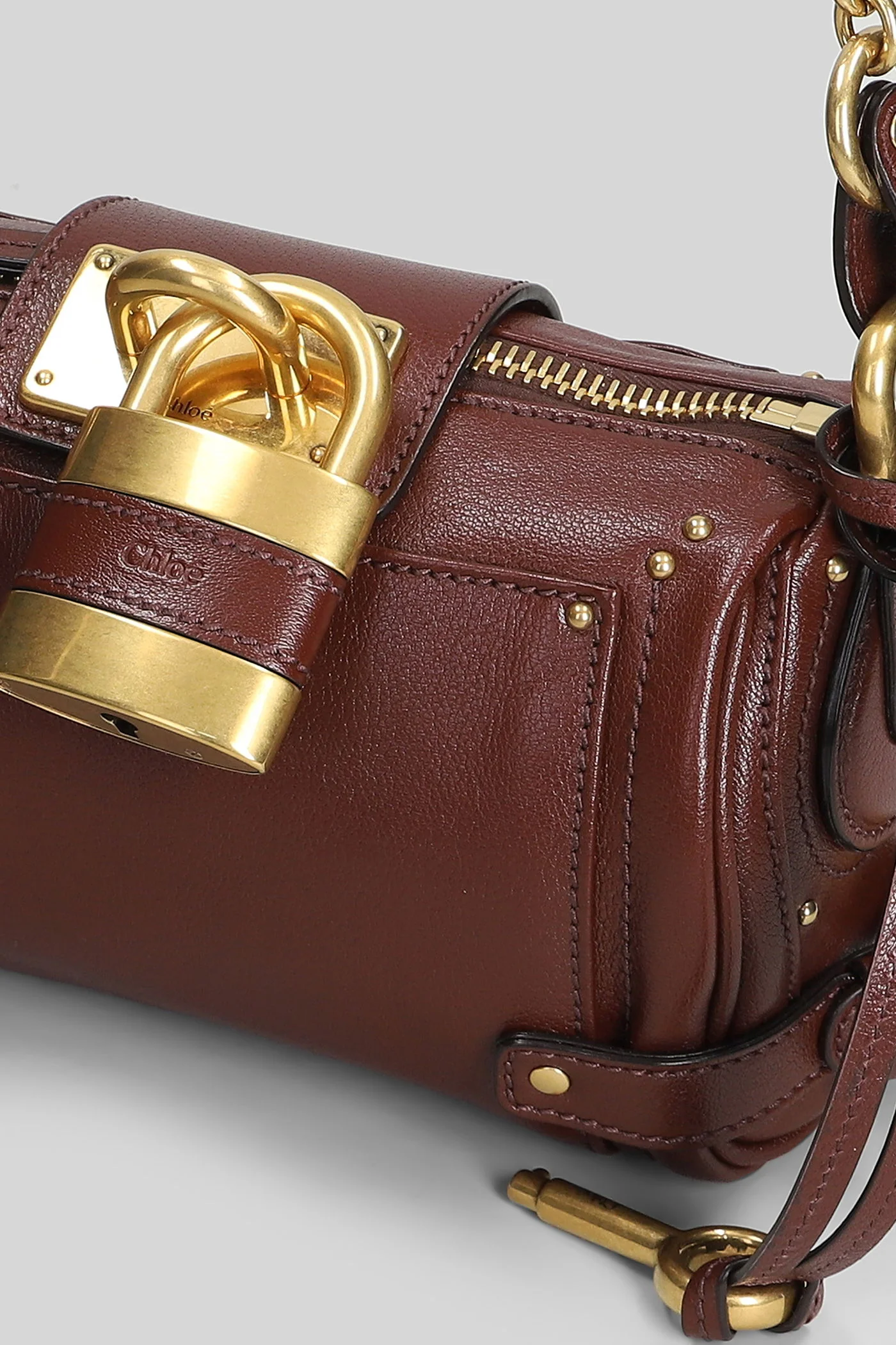 Paddington Shoulder bag in brown leather - Image 4