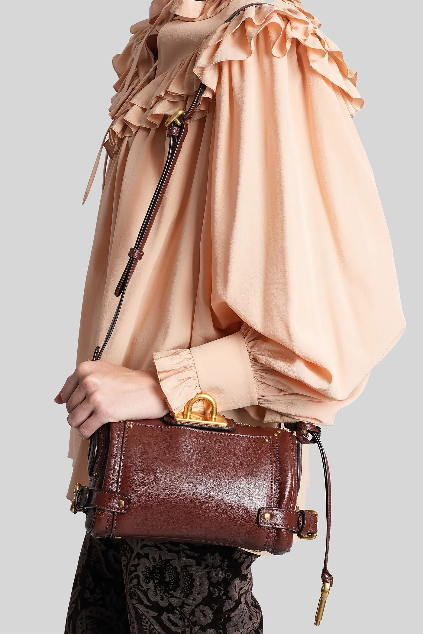Paddington Shoulder bag in brown leather - Image 5