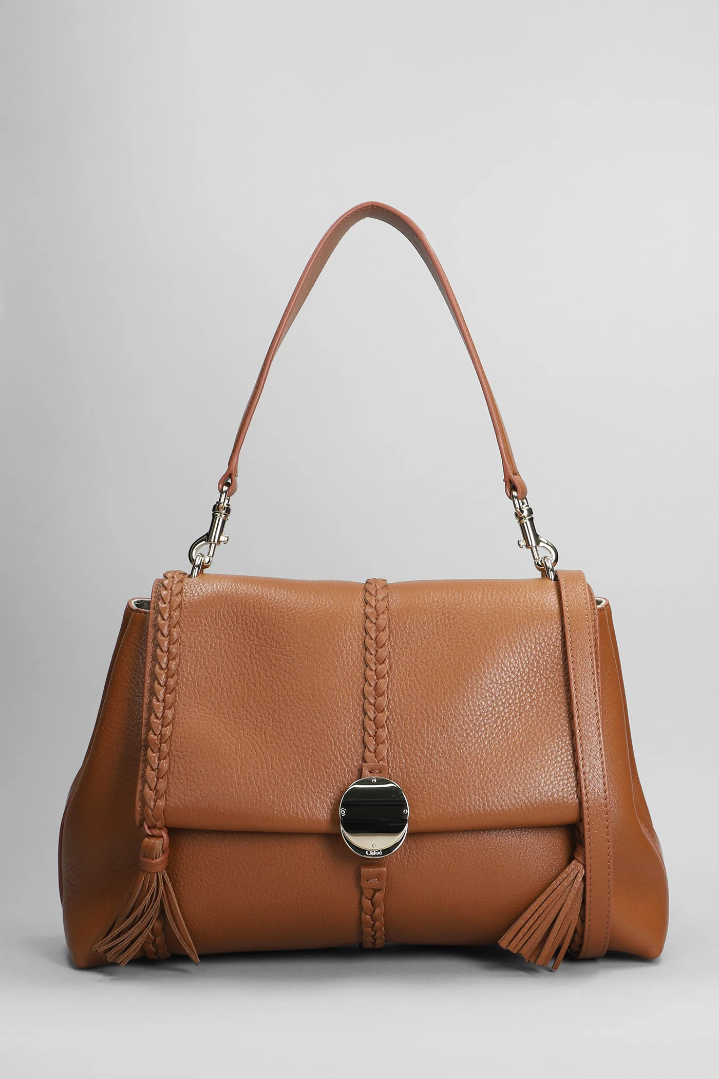 Penelope Shoulder bag in leather color leather