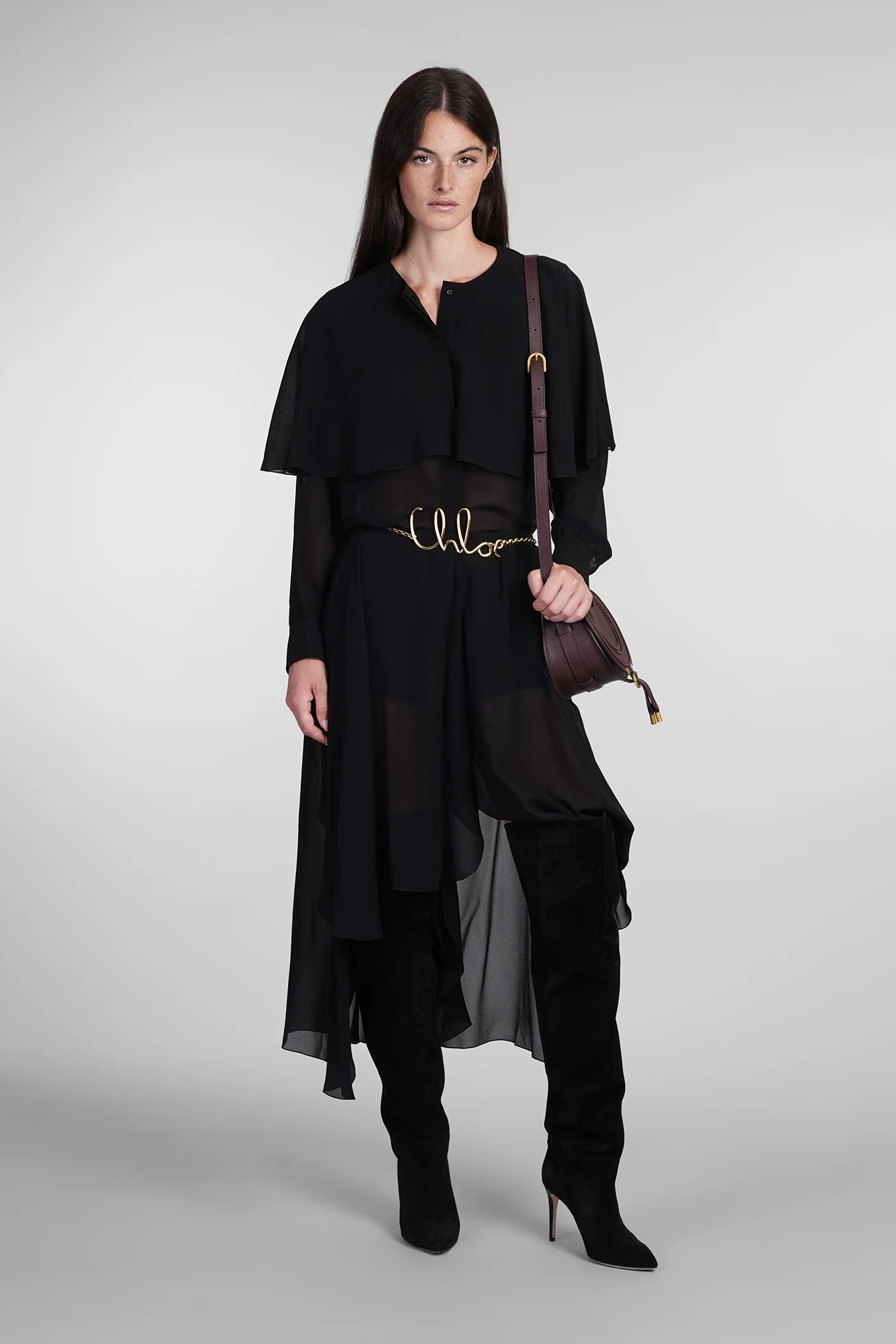 Shorts in black silk - Image 2