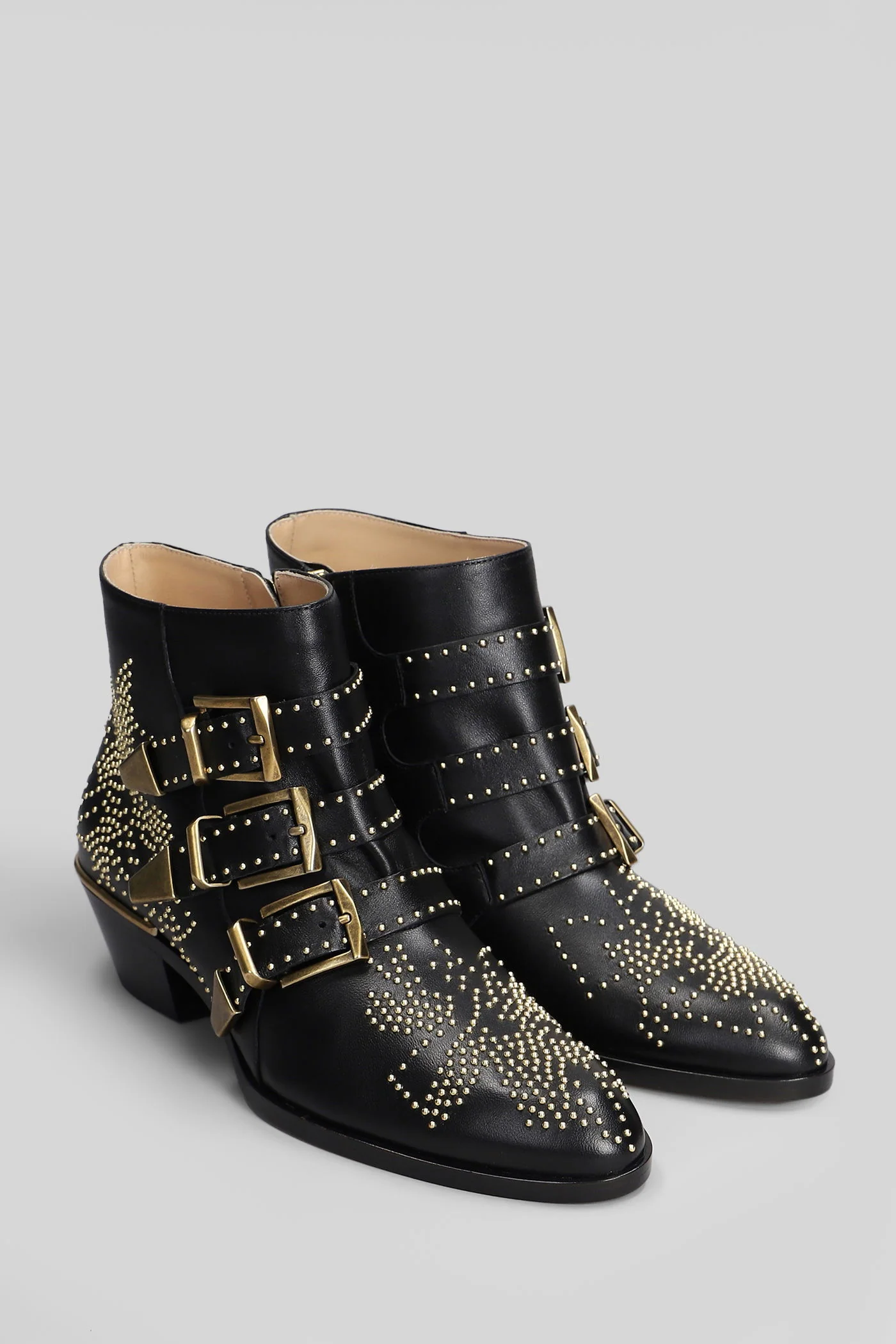 Susanna Ankle boots in black leather - Image 2