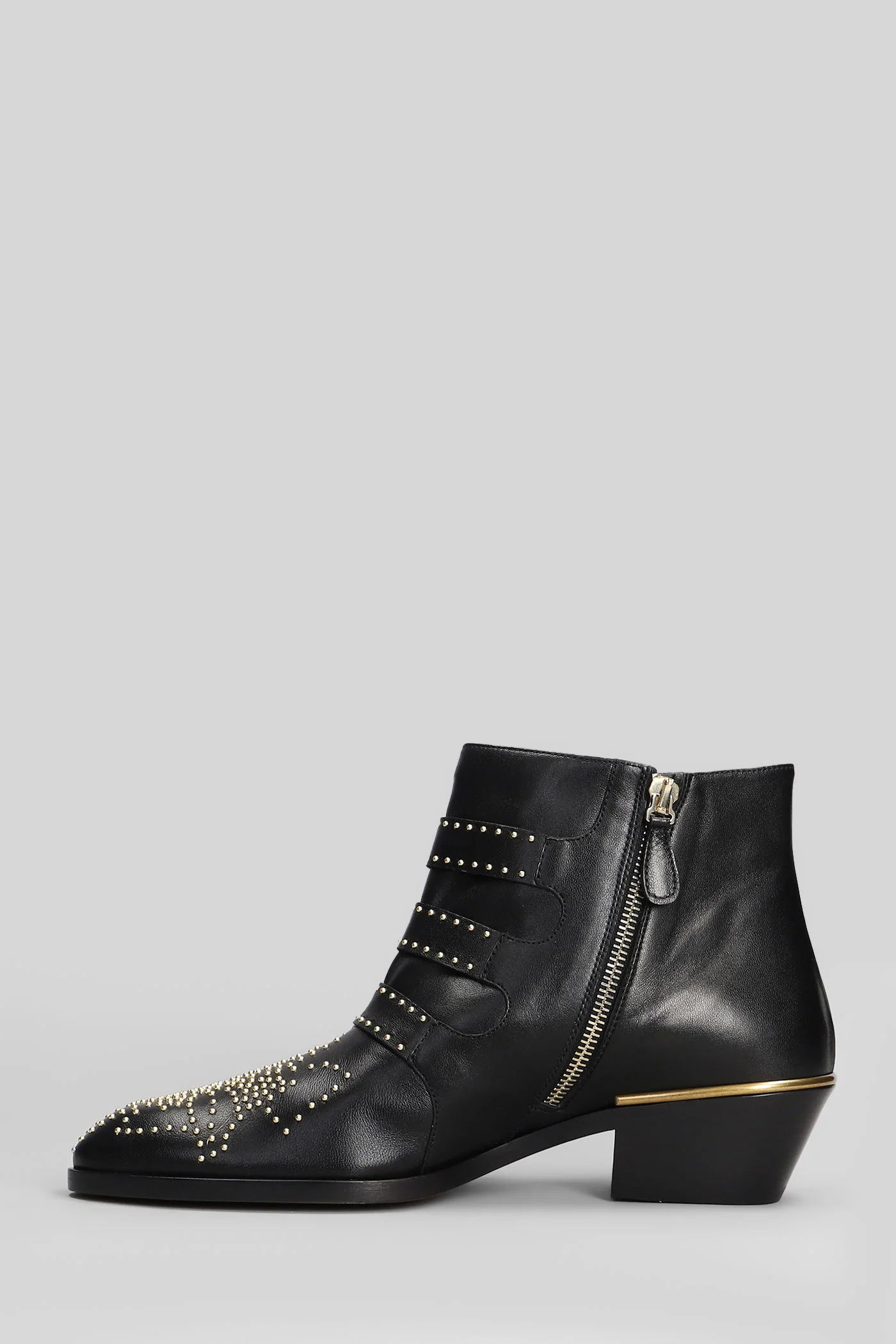 Susanna Ankle boots in black leather - Image 3