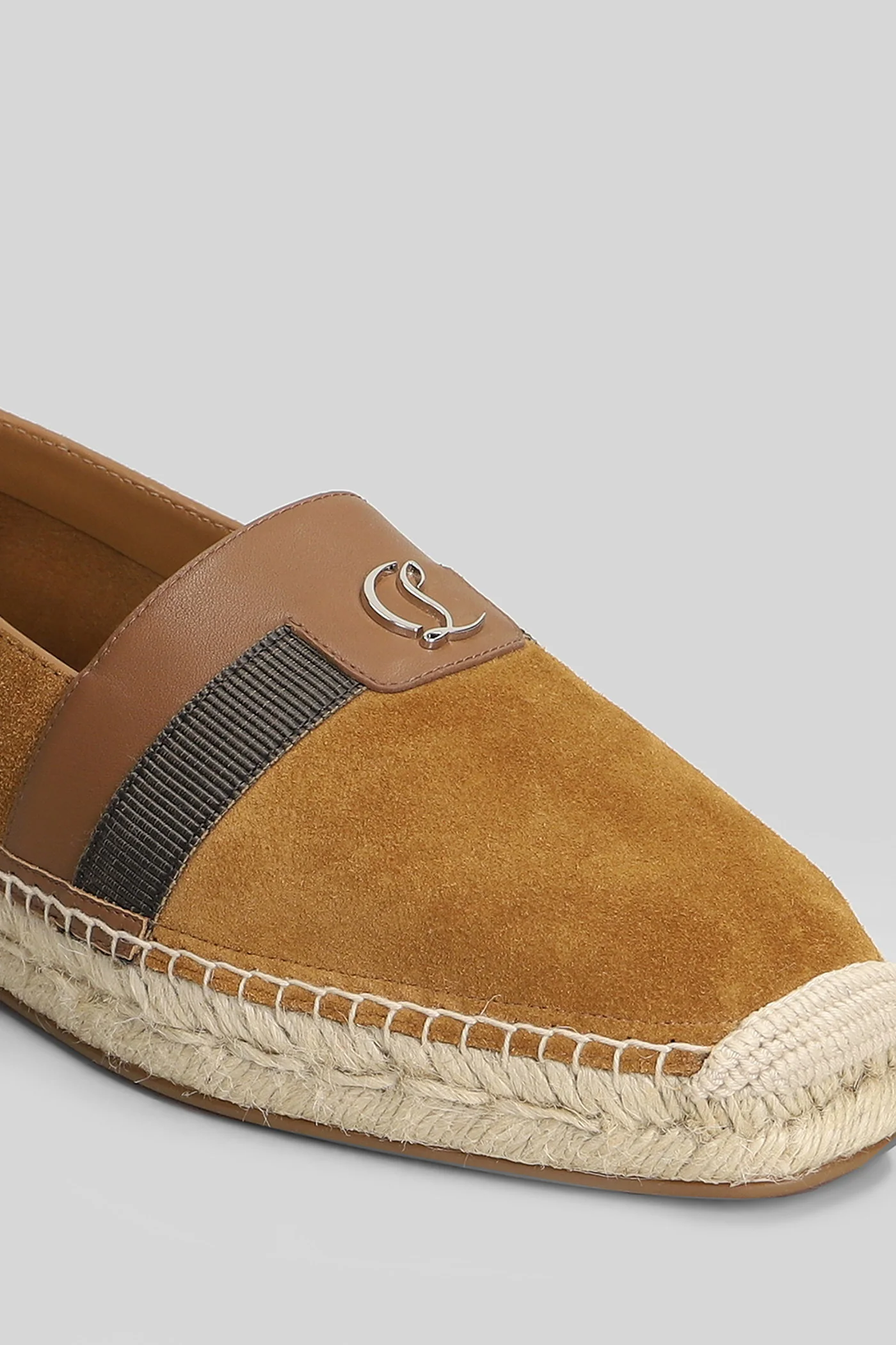 Alfarica flat Espadrilles in leather color nubuck - Image 5