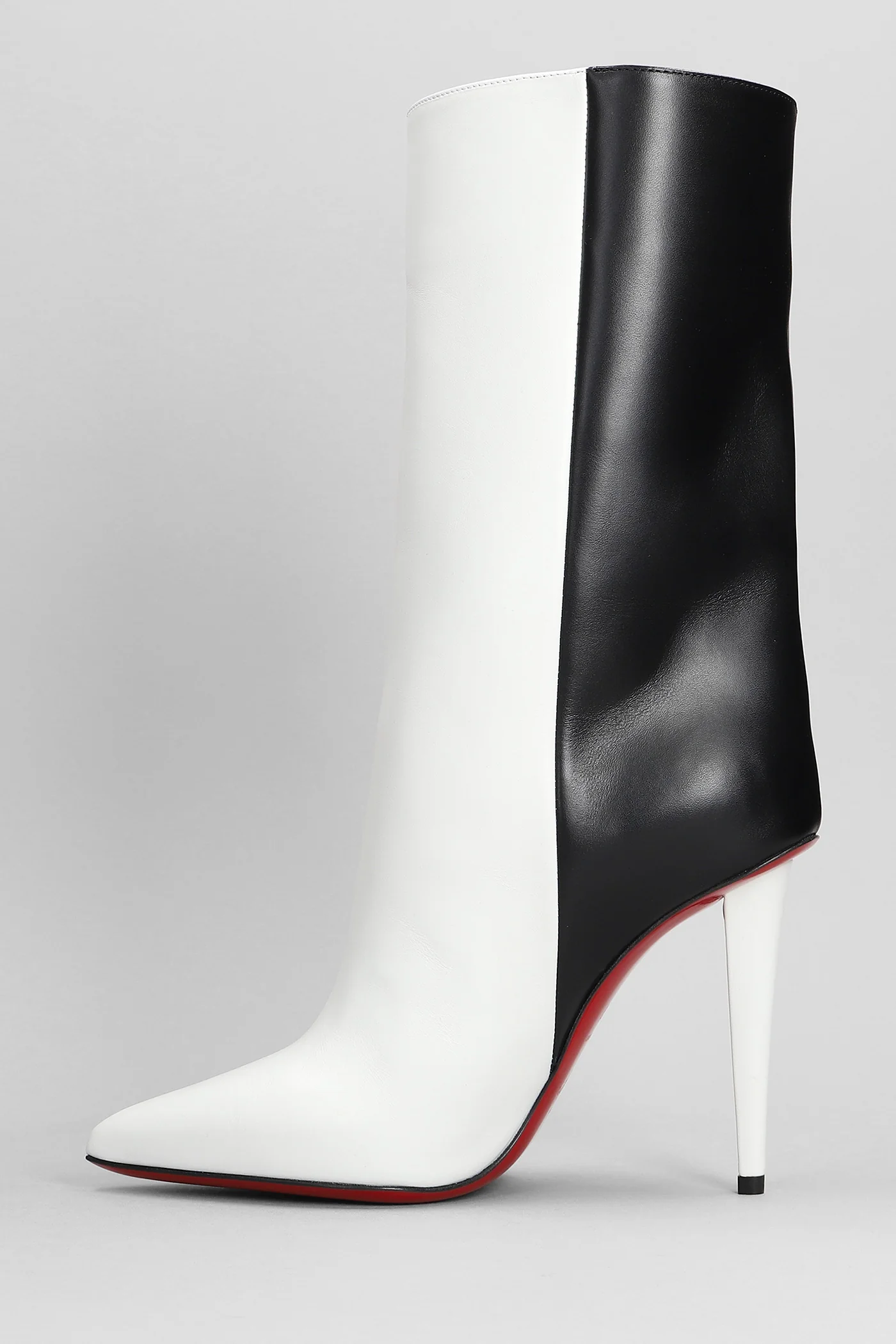 Astrilarge booty 100 Boots in white leather - Image 3