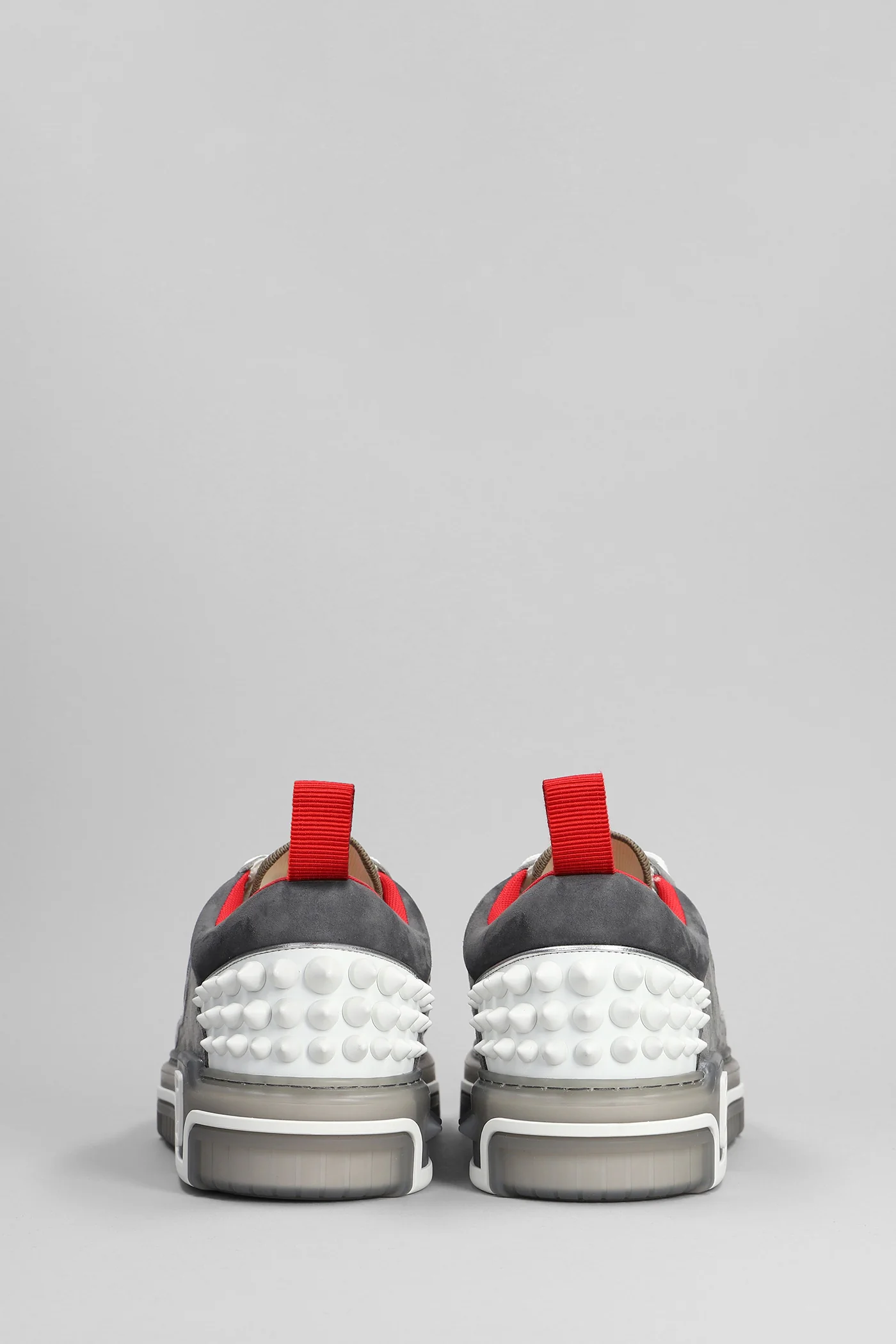 Astroloubi Sneakers in grey suede and leather - Image 4