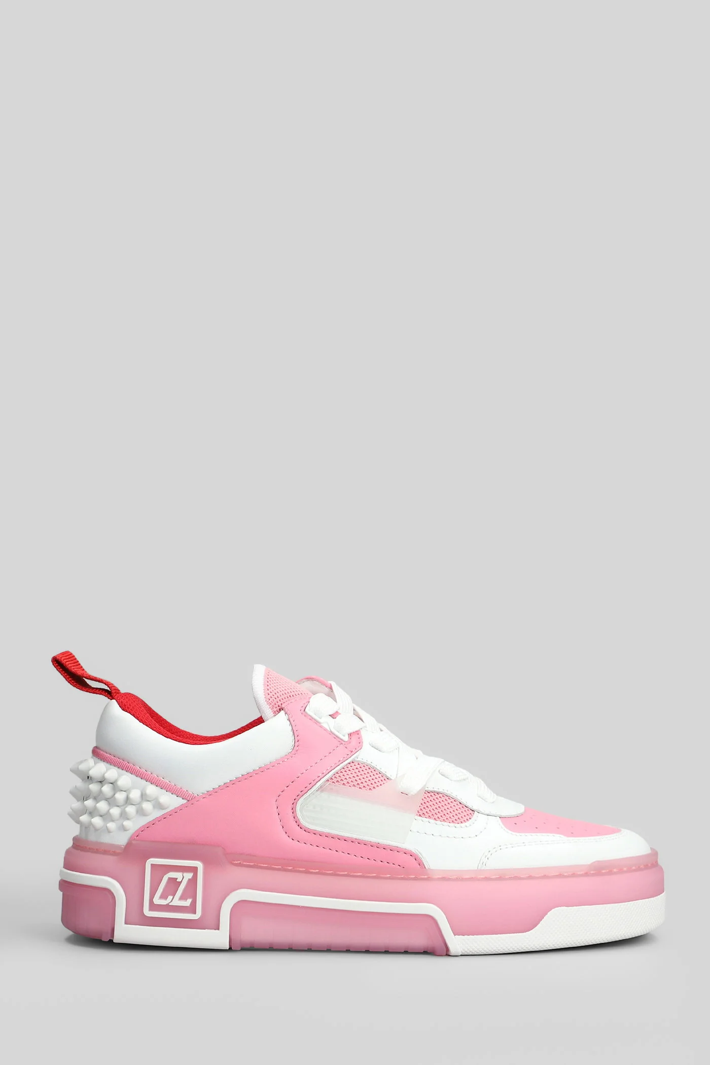 Astroloubi Sneakers in white leather and fabric