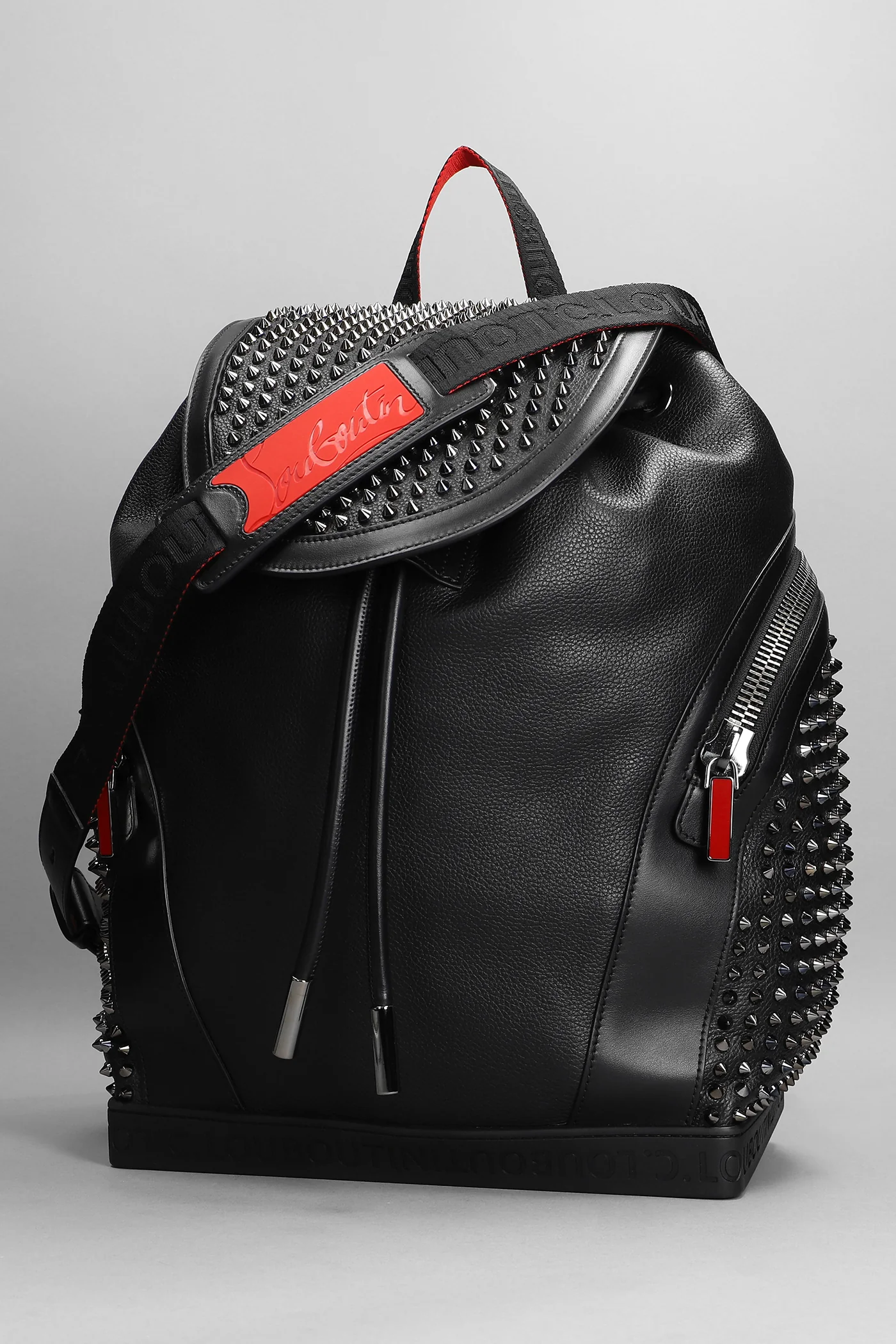 Backpack in black leather - Image 2