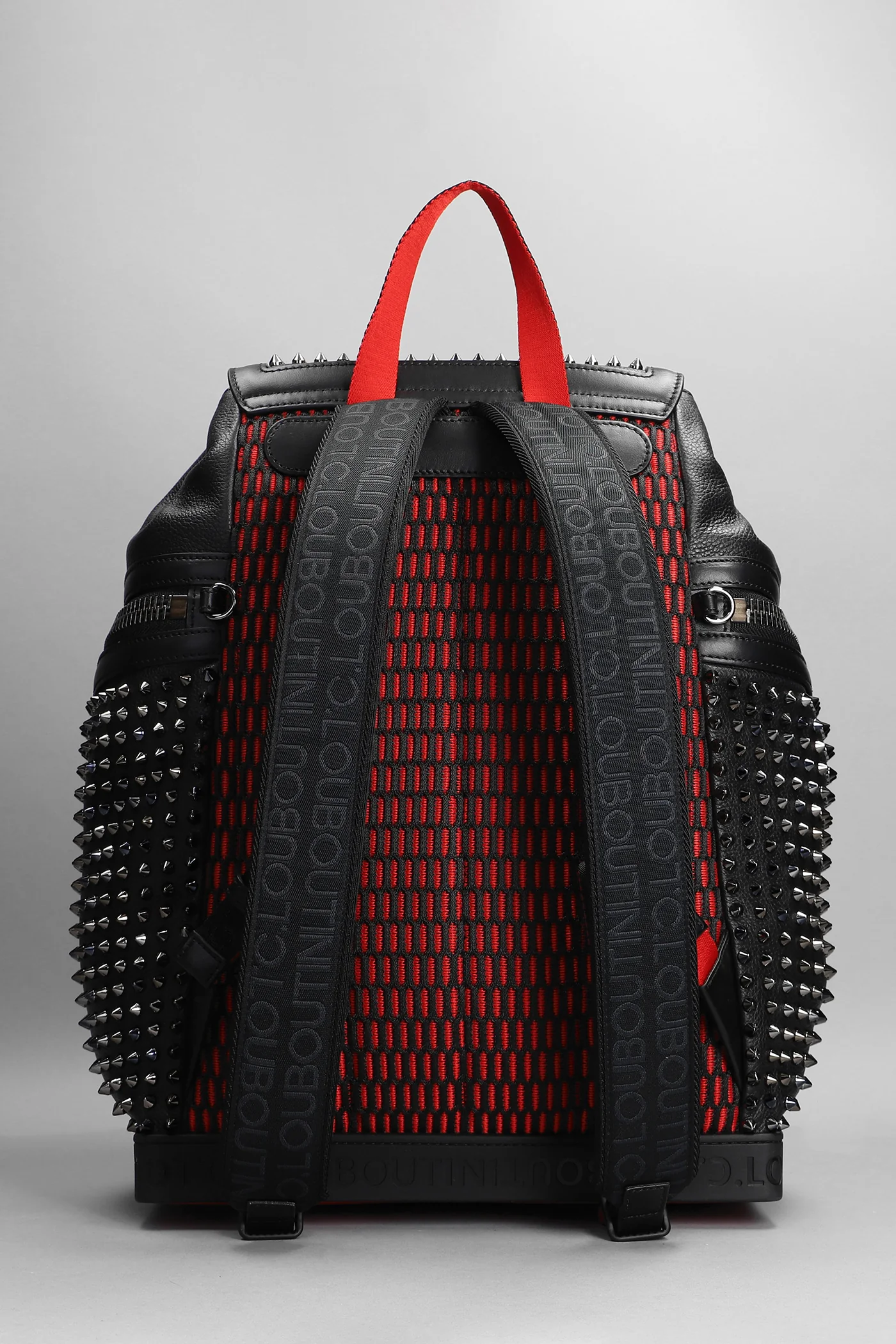 Backpack in black leather - Image 3