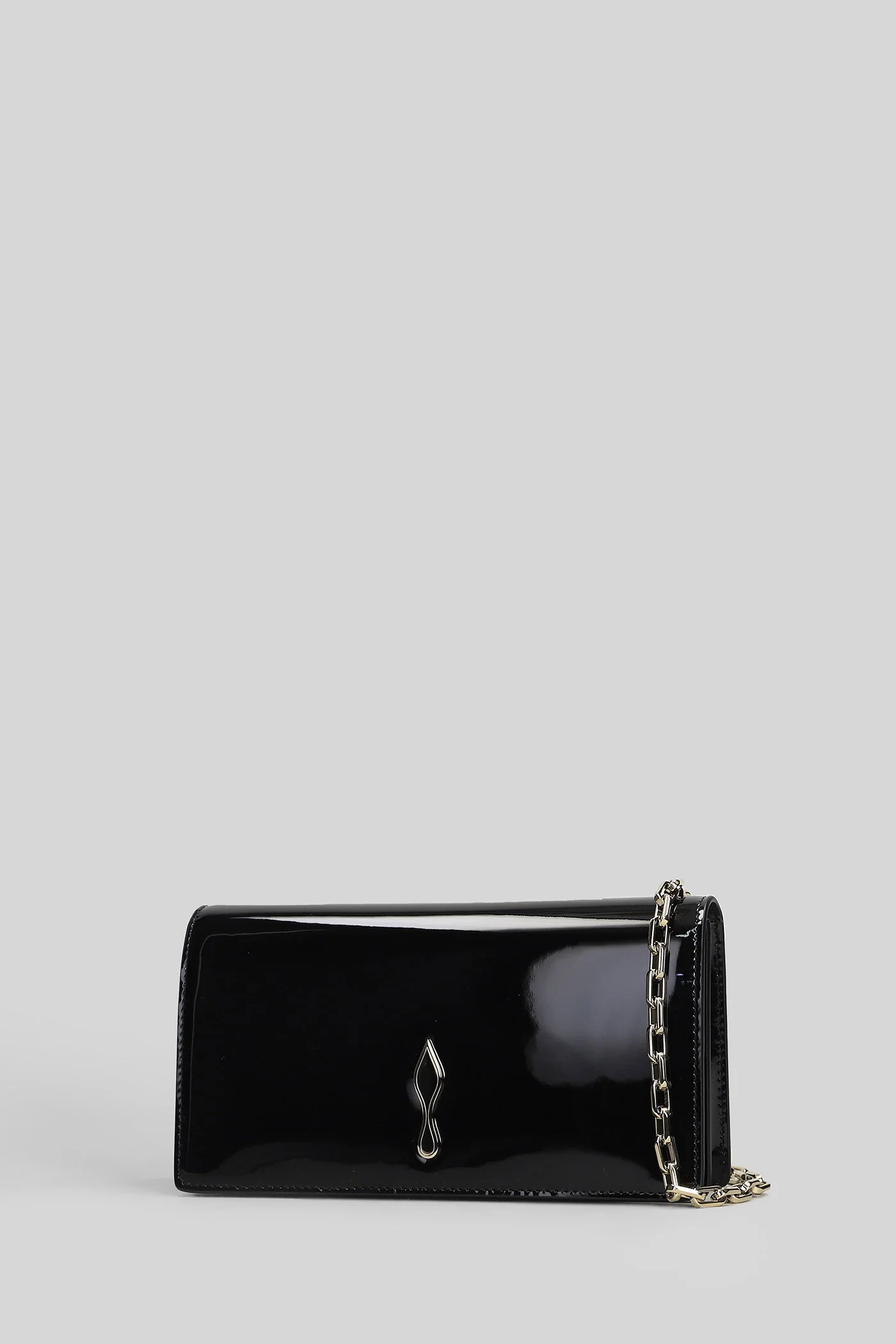 Bettina clutch Shoulder bag in black patent leather - Image 2