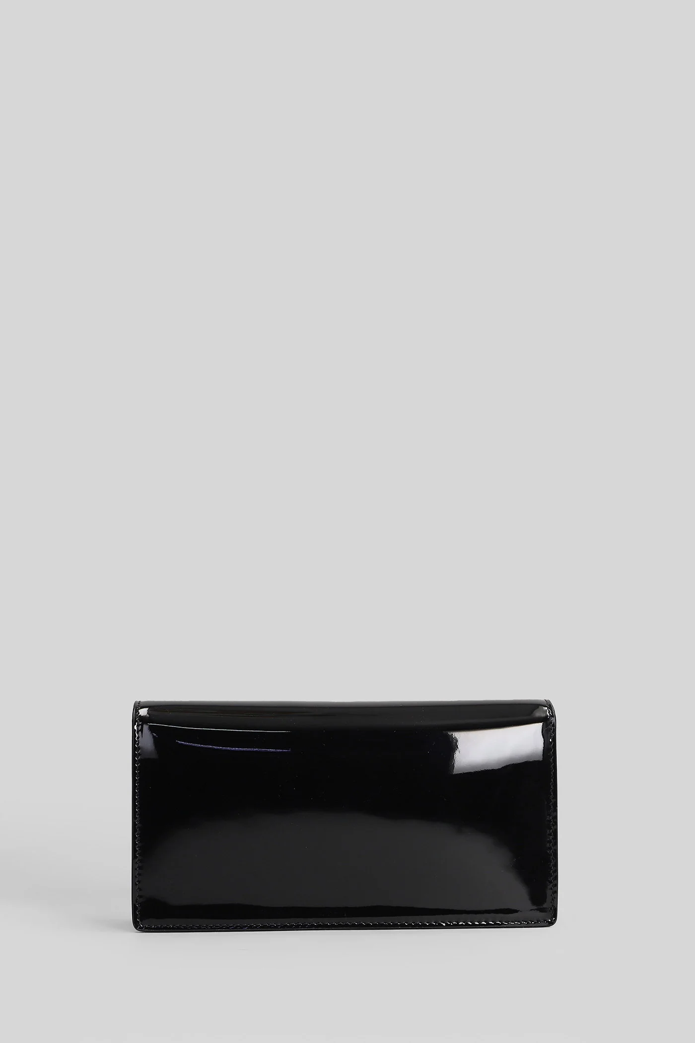 Bettina clutch Shoulder bag in black patent leather - Image 3