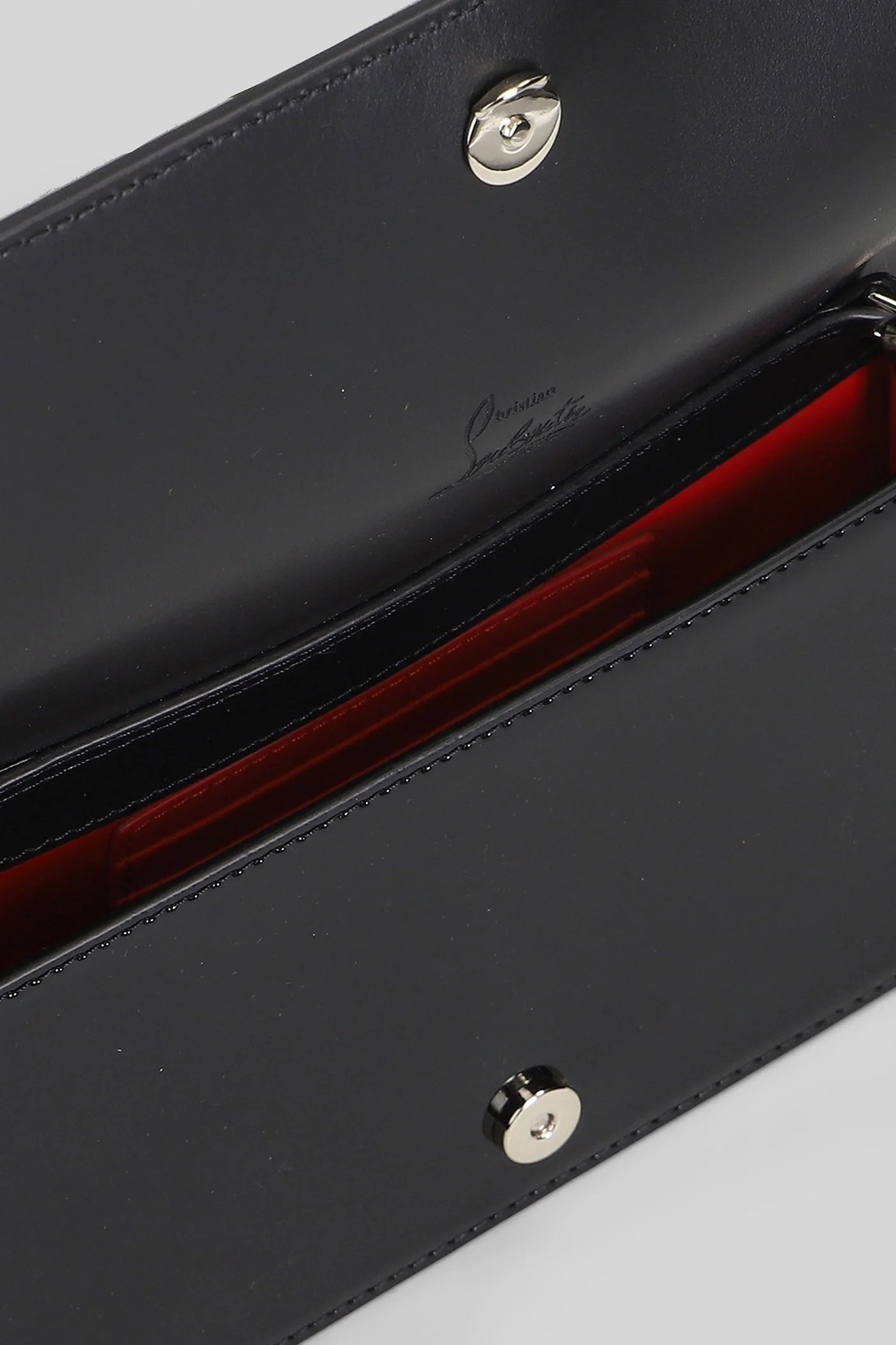 Bettina clutch Shoulder bag in black patent leather - Image 4