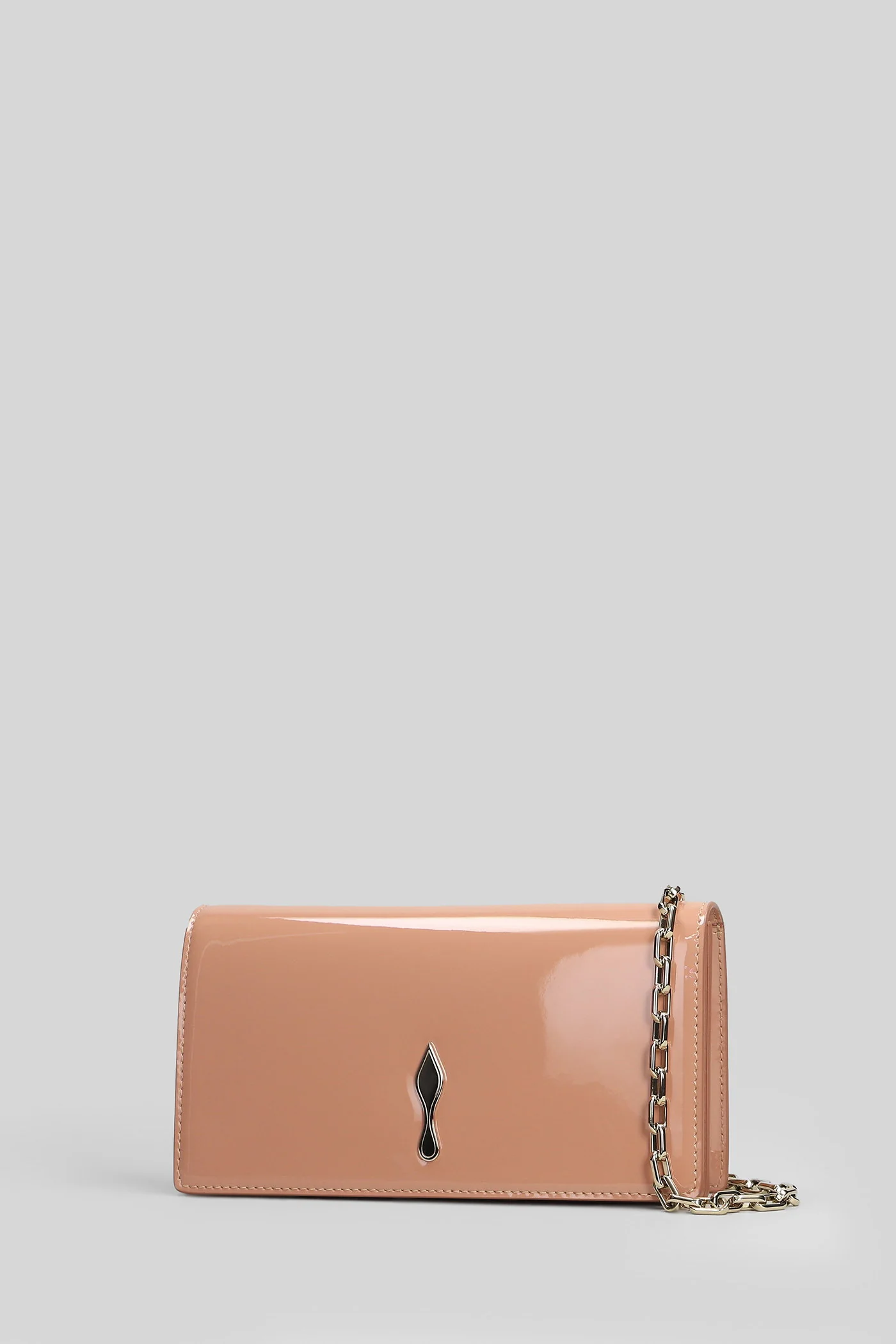 Bettina clutch Shoulder bag in rose-pink patent leather - Image 2