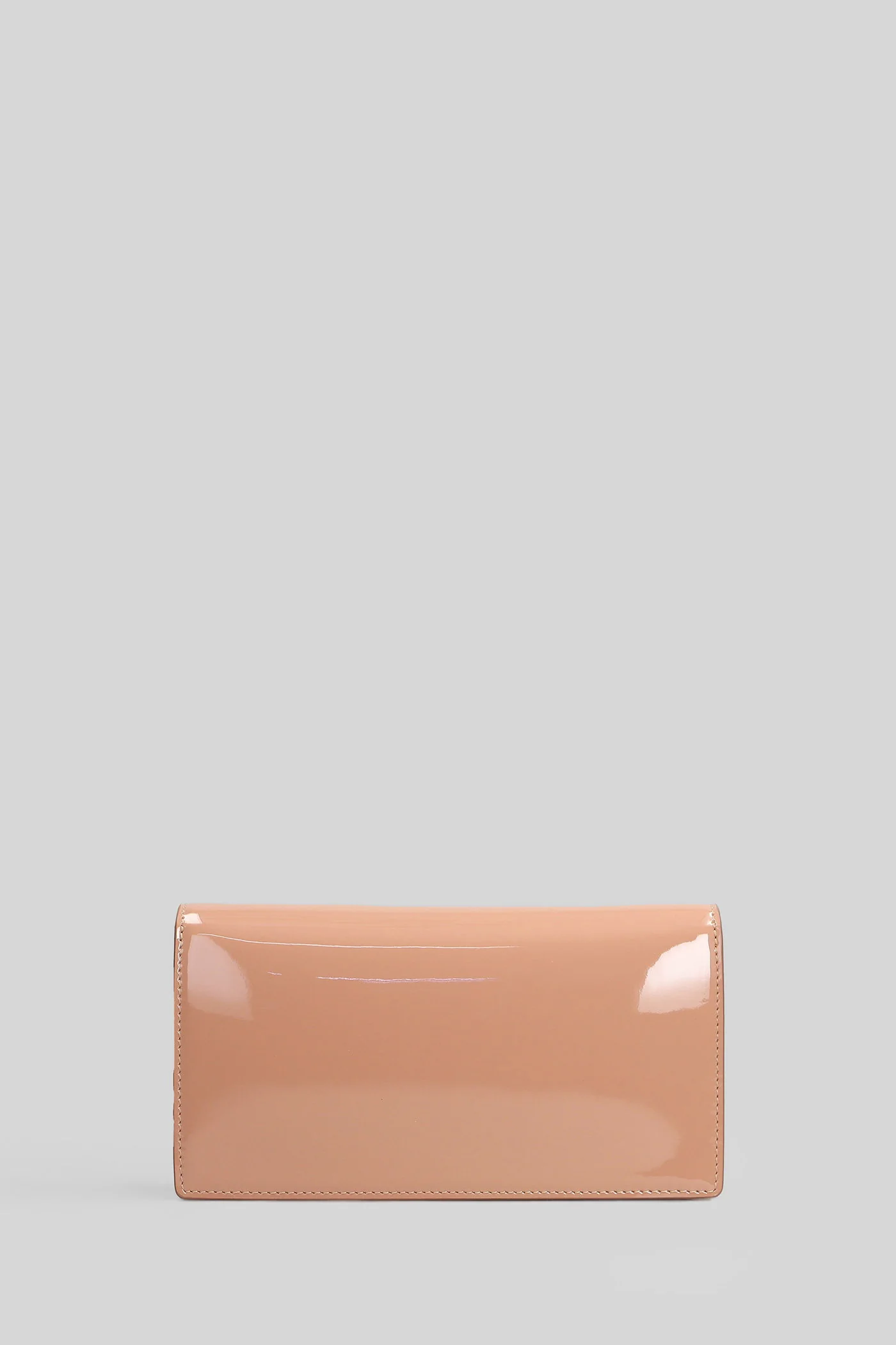Bettina clutch Shoulder bag in rose-pink patent leather - Image 3
