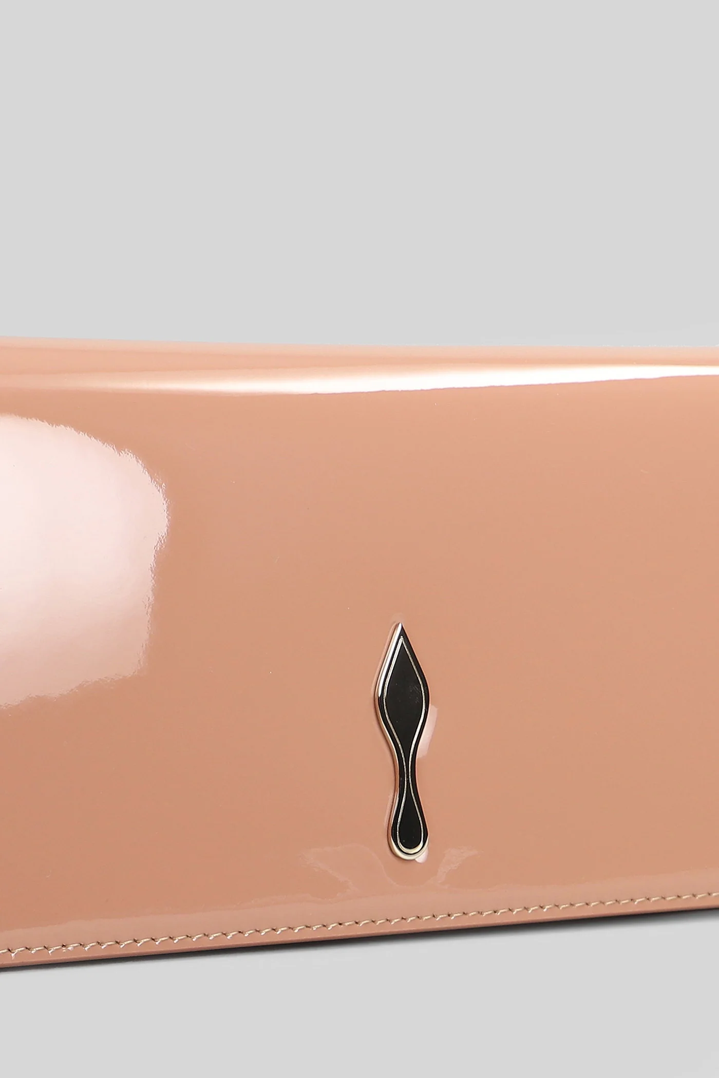 Bettina clutch Shoulder bag in rose-pink patent leather - Image 4