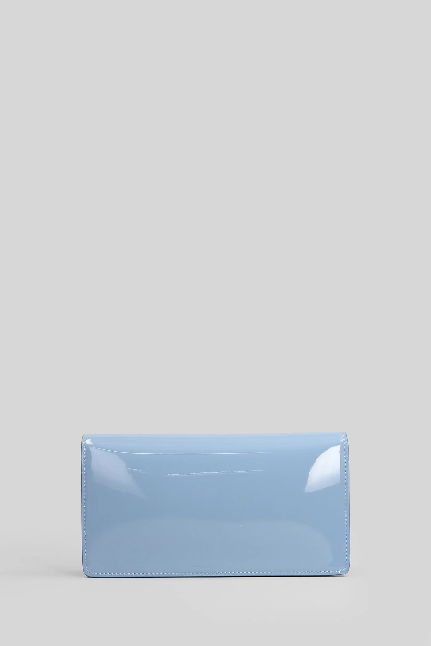 Bettina Shoulder bag in cyan leather - Image 3