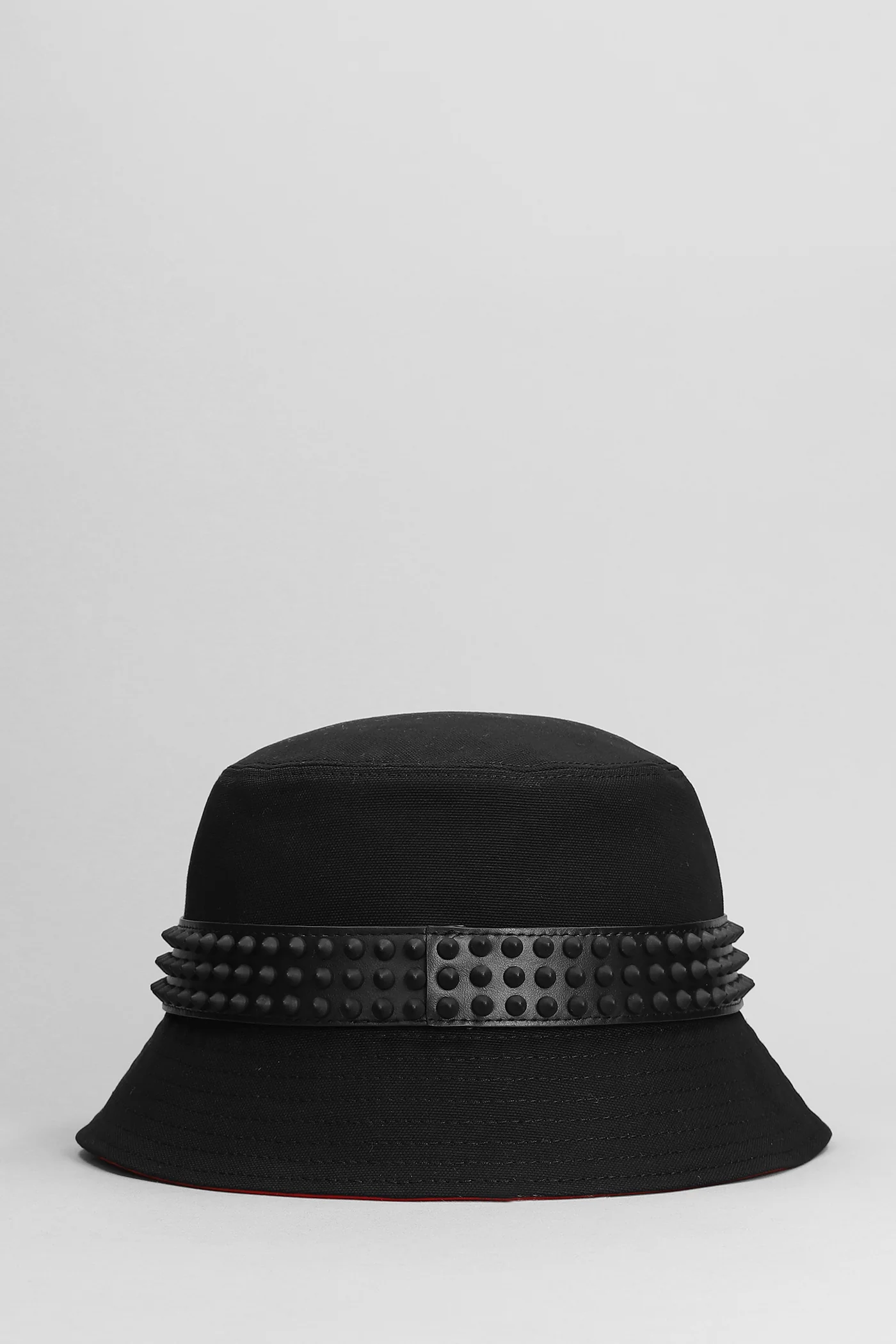 Bobino spikes Hats in black cotton - Image 3