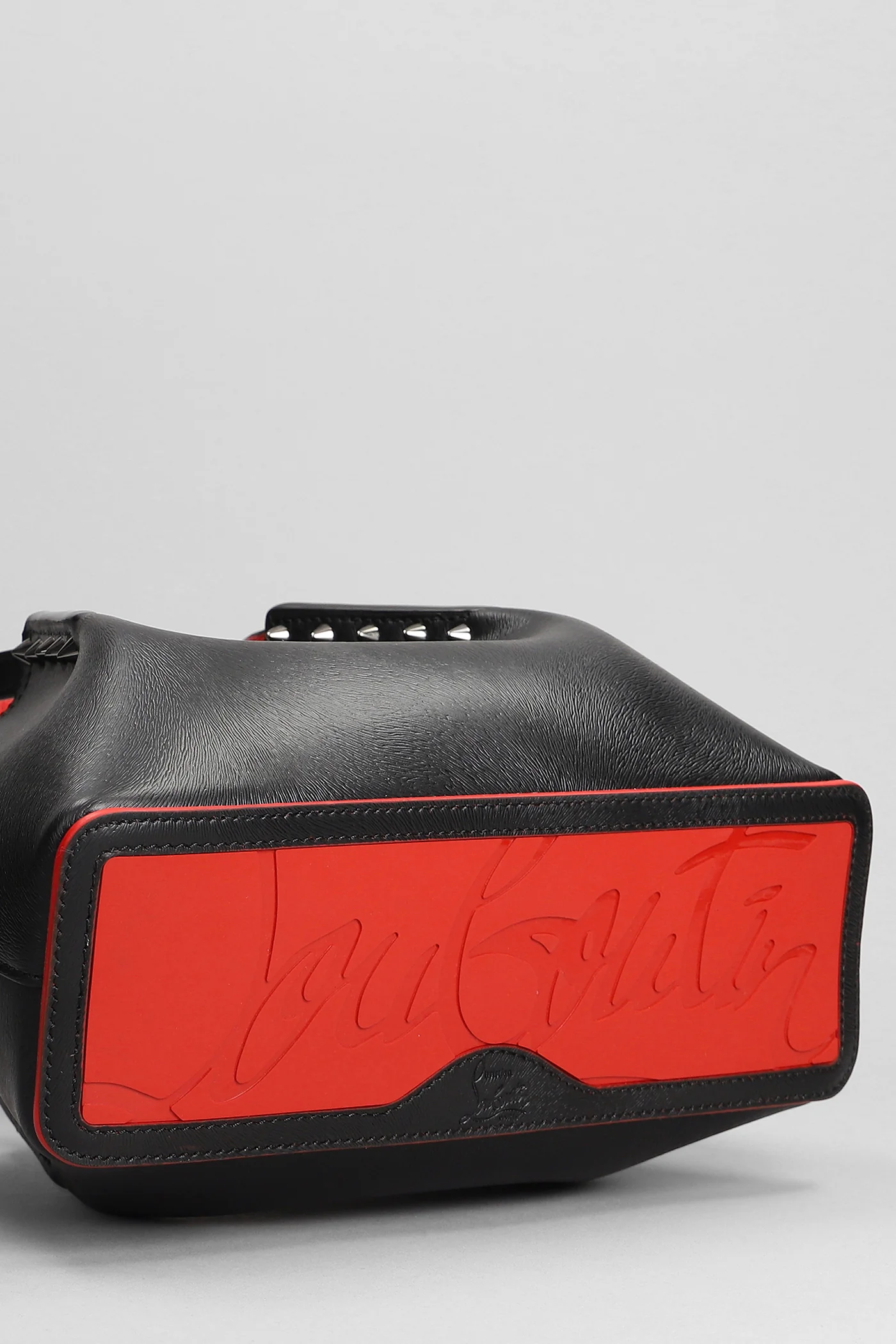 Cabarock mini Hand bag in black leather - Image 4