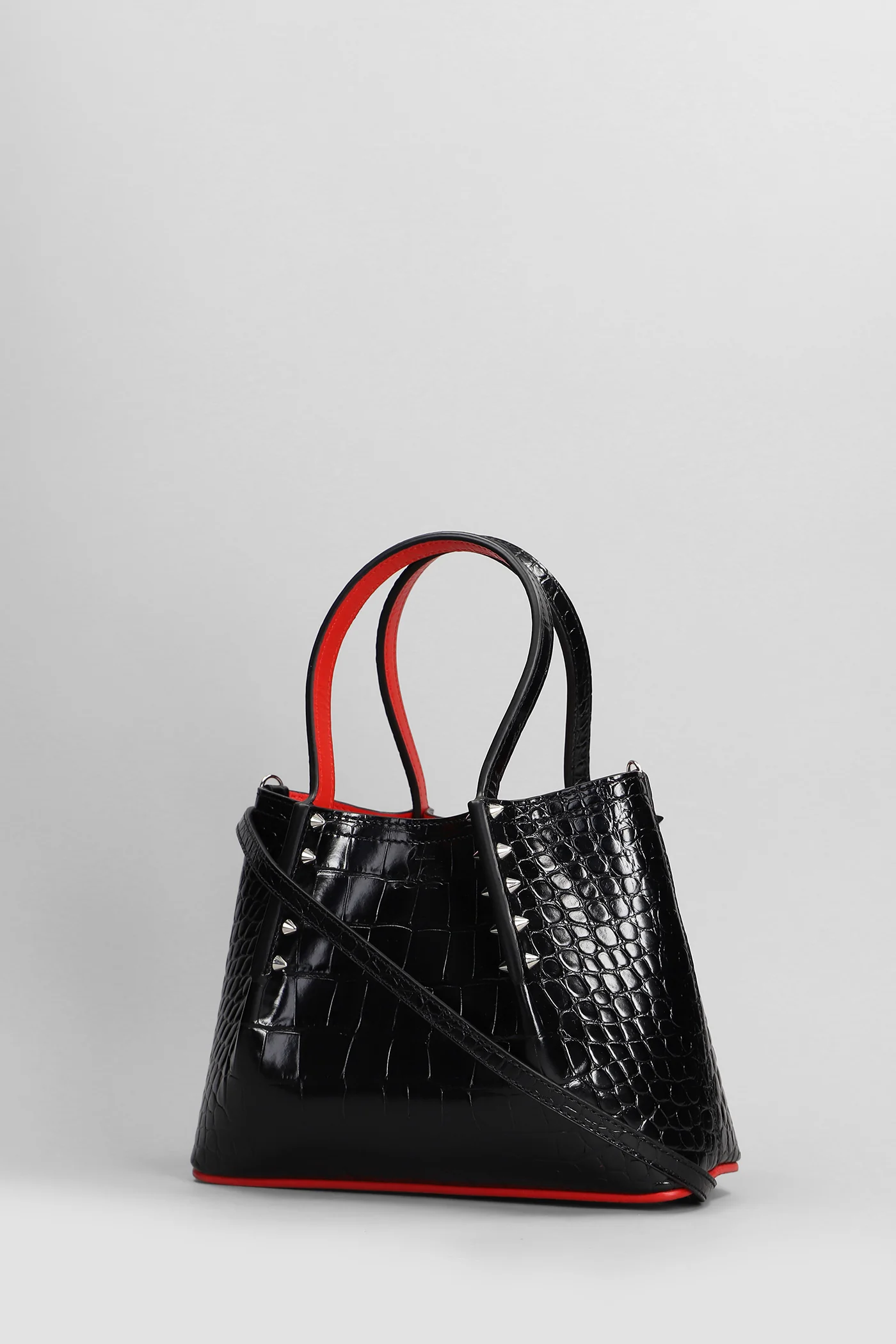 Cabarock mini Tote in black leather - Image 2