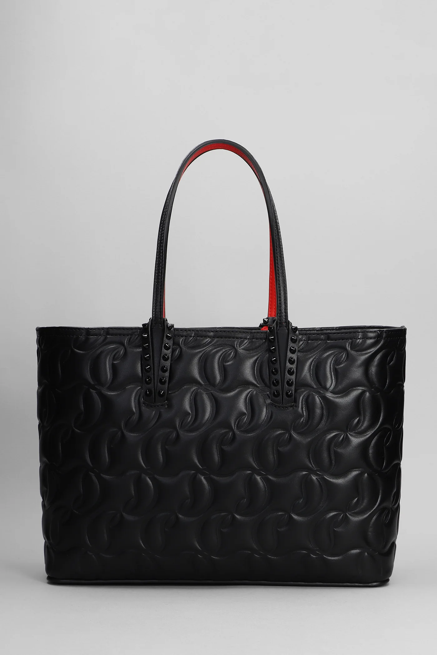 Cabata small Tote in black leather