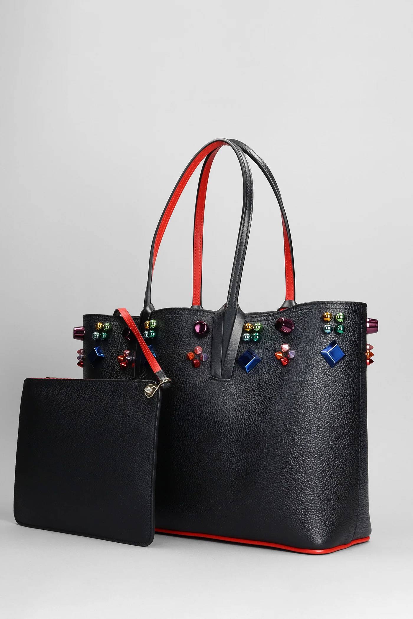 Cabata Tote in black leather - Image 2