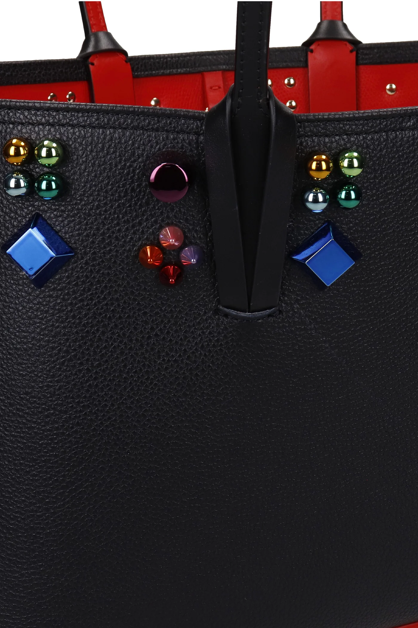 Cabata Tote in black leather - Image 5