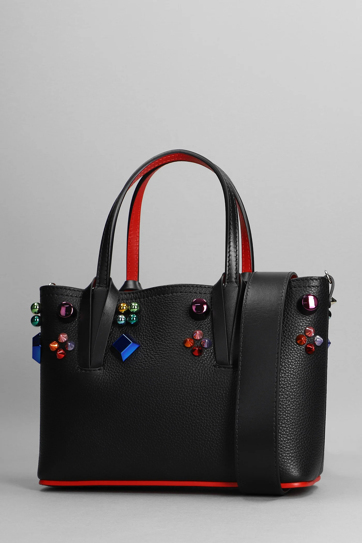 Cabata Tote in black leather - Image 2