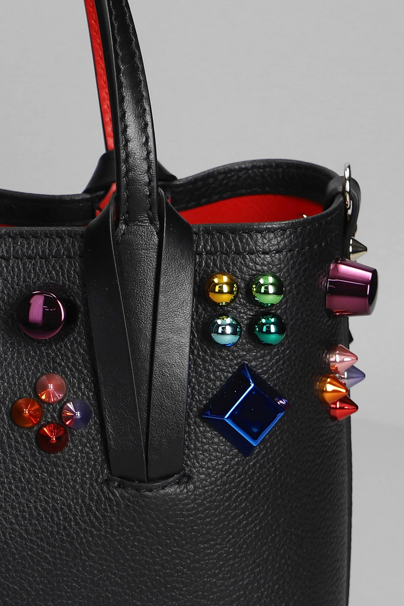 Cabata Tote in black leather - Image 4