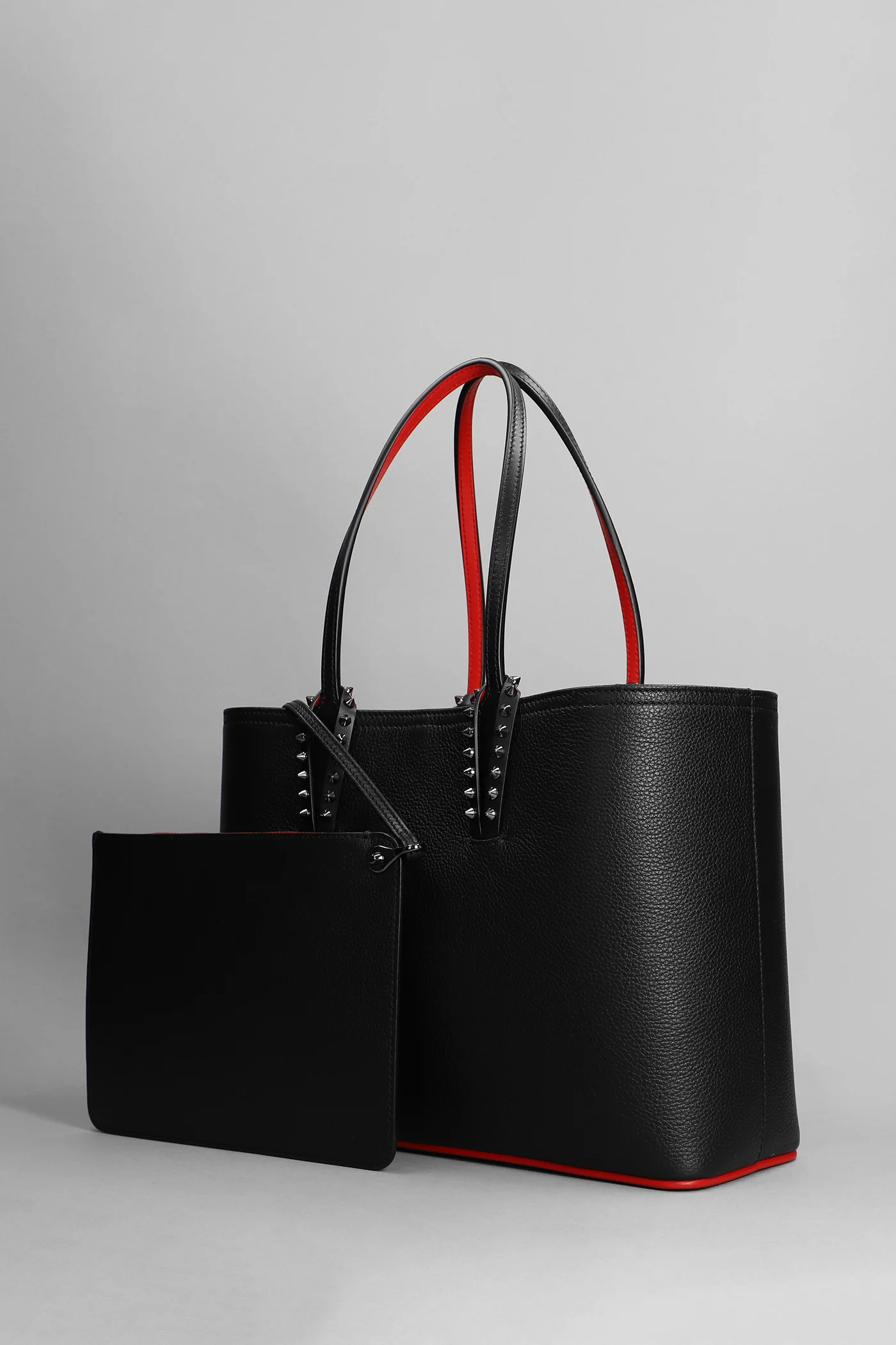 Cabata Tote in black leather - Image 2