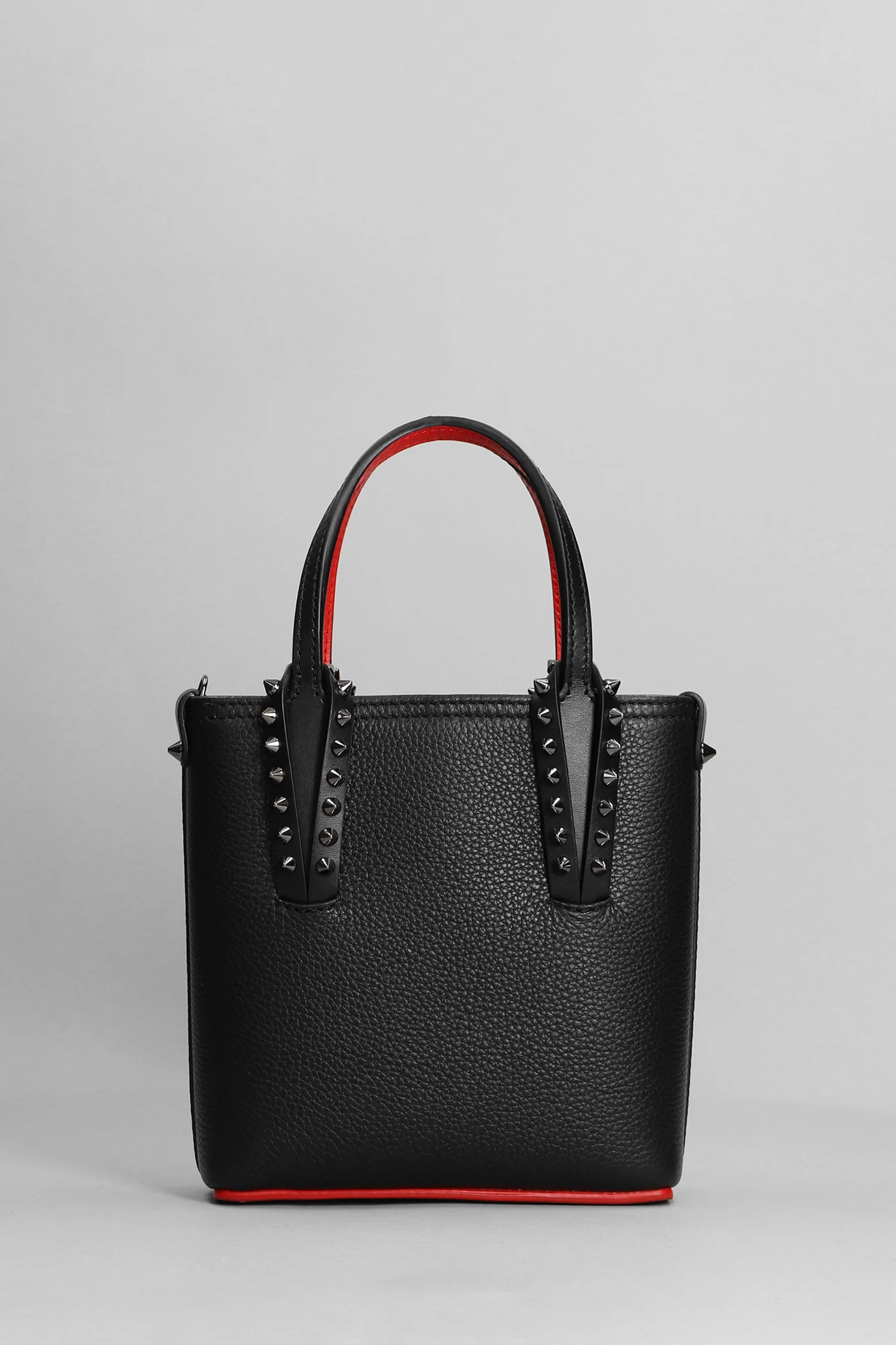 Cabata Tote in black leather - Image 3