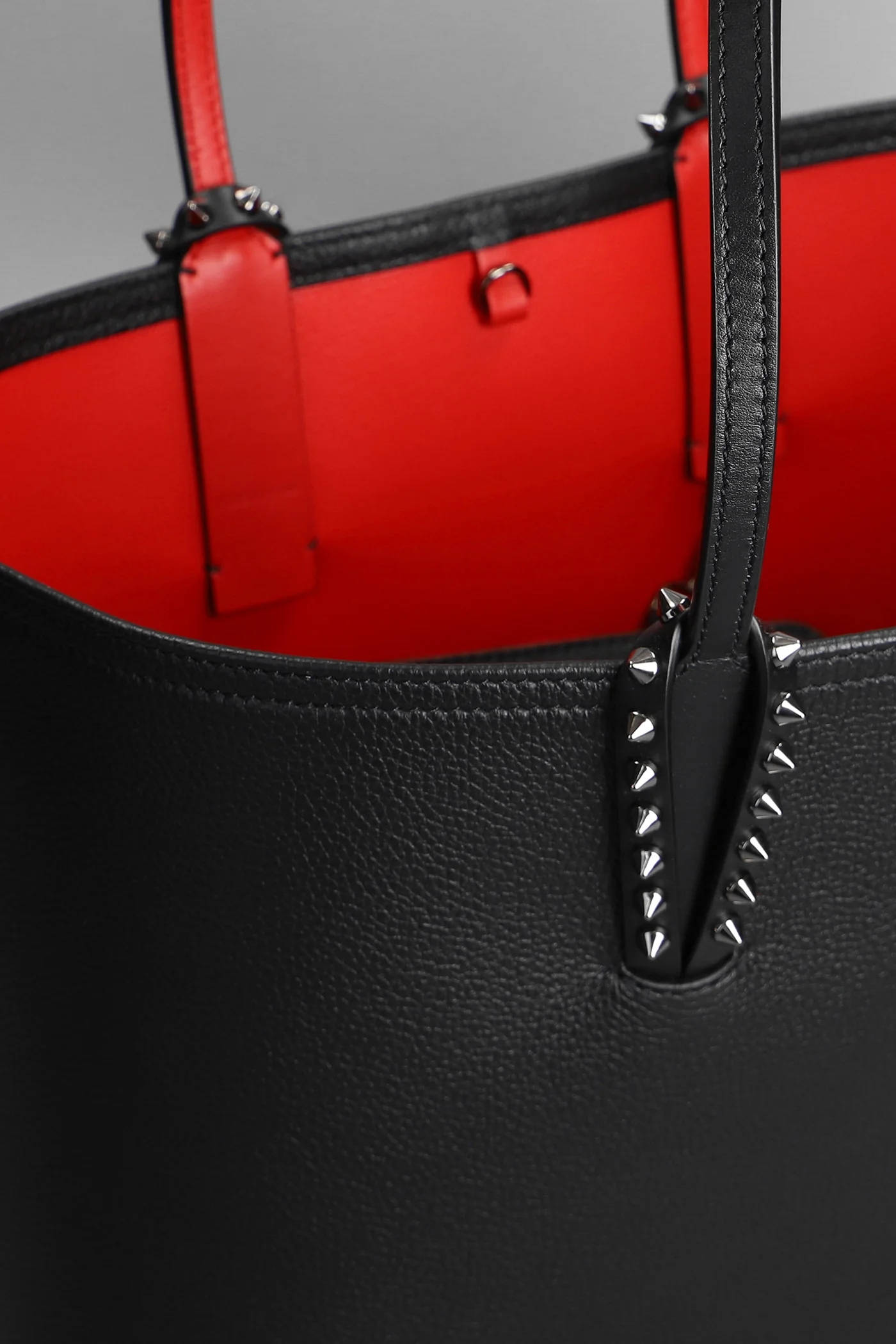 Cabata Tote in black leather - Image 4