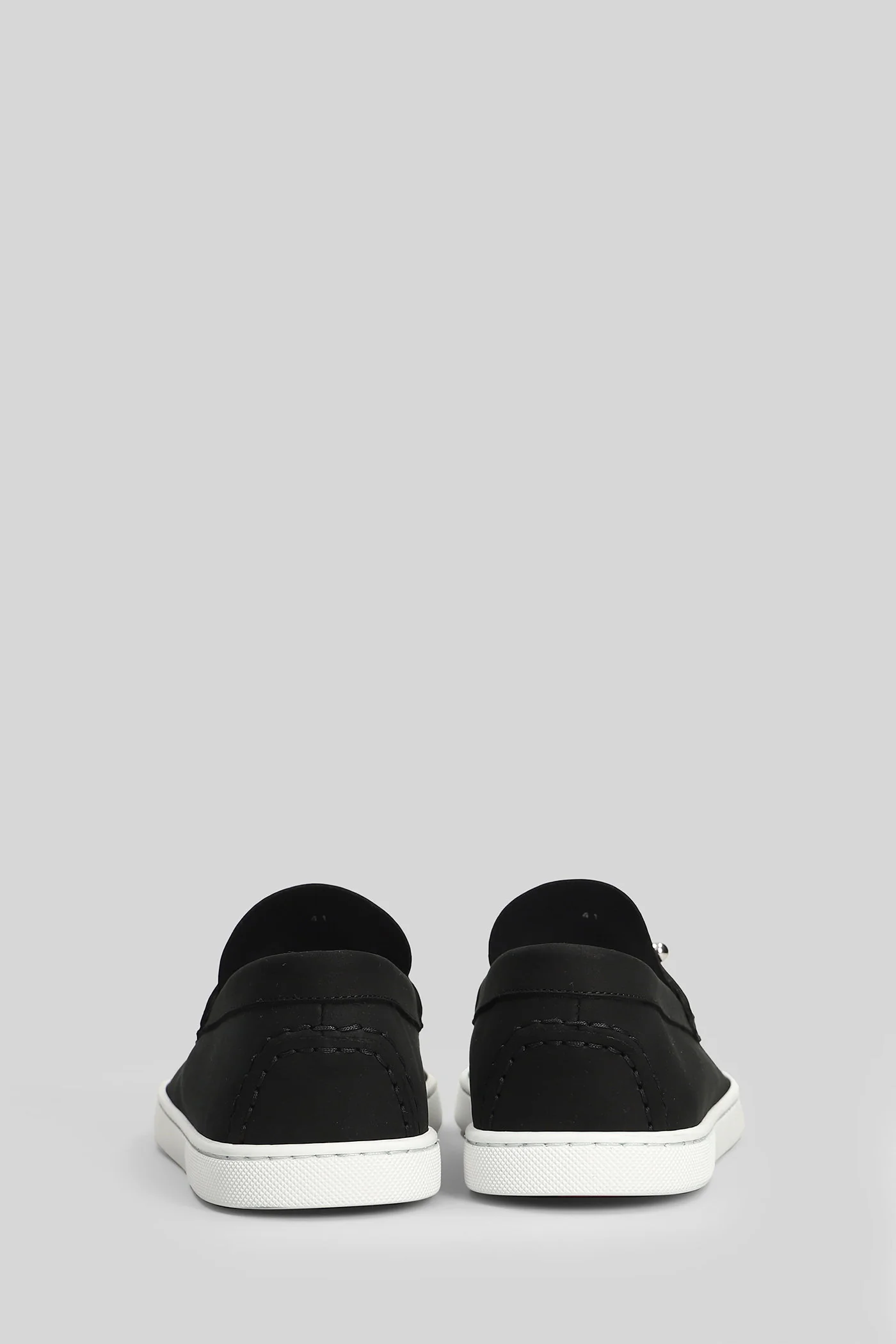 Chambeliboat flat Lace up shoes in black leather - Image 4