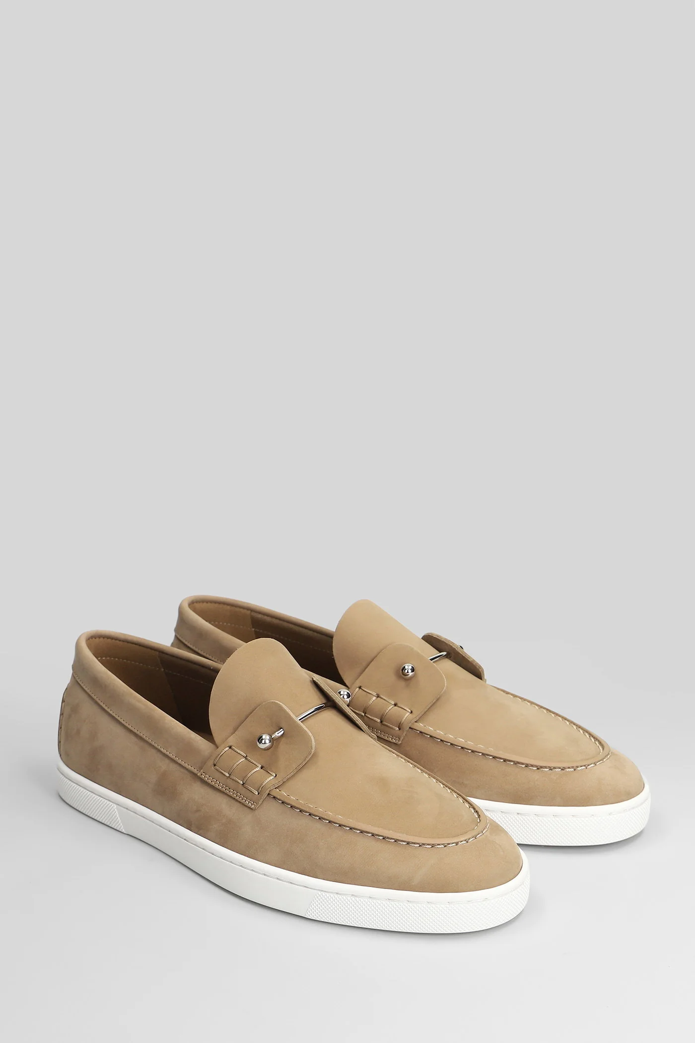 Chambeliboat flat Loafers in beige leather - Image 2