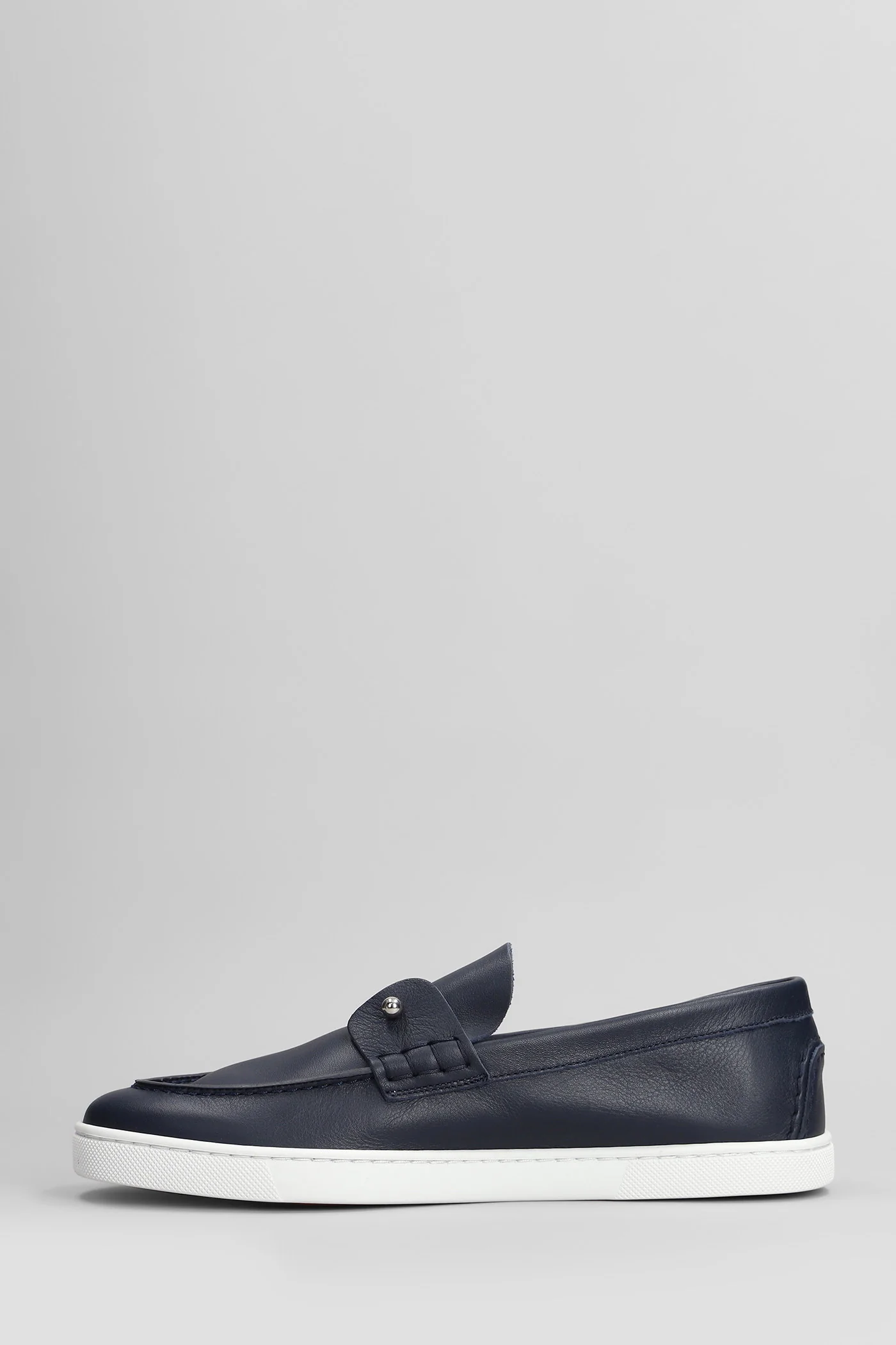 Chambeliboat Loafers in blue leather - Image 3