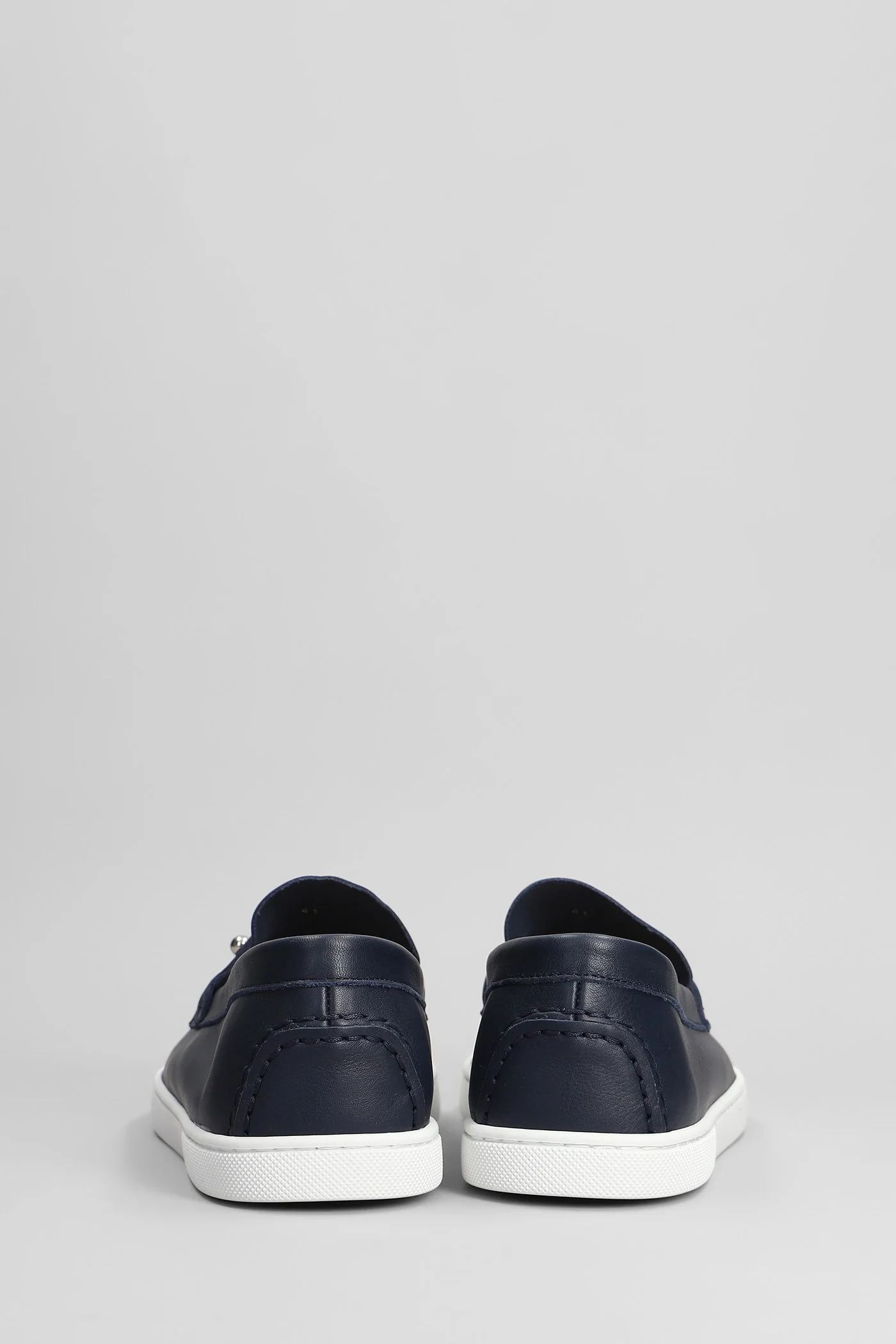 Chambeliboat Loafers in blue leather - Image 4
