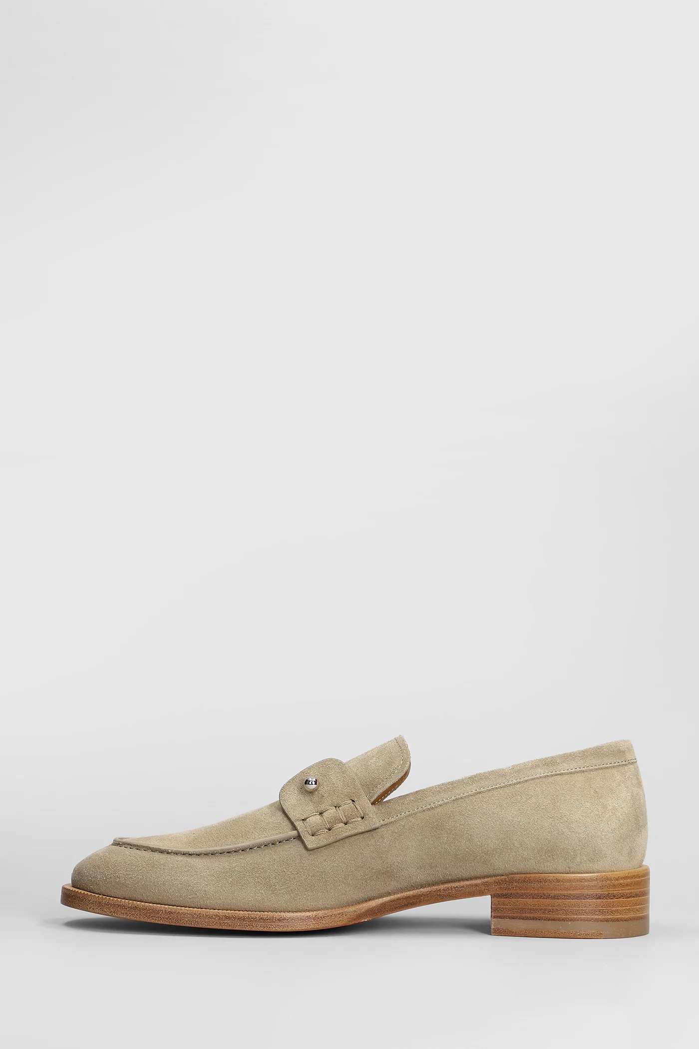 Chambelimoc Loafers in beige suede - Image 3