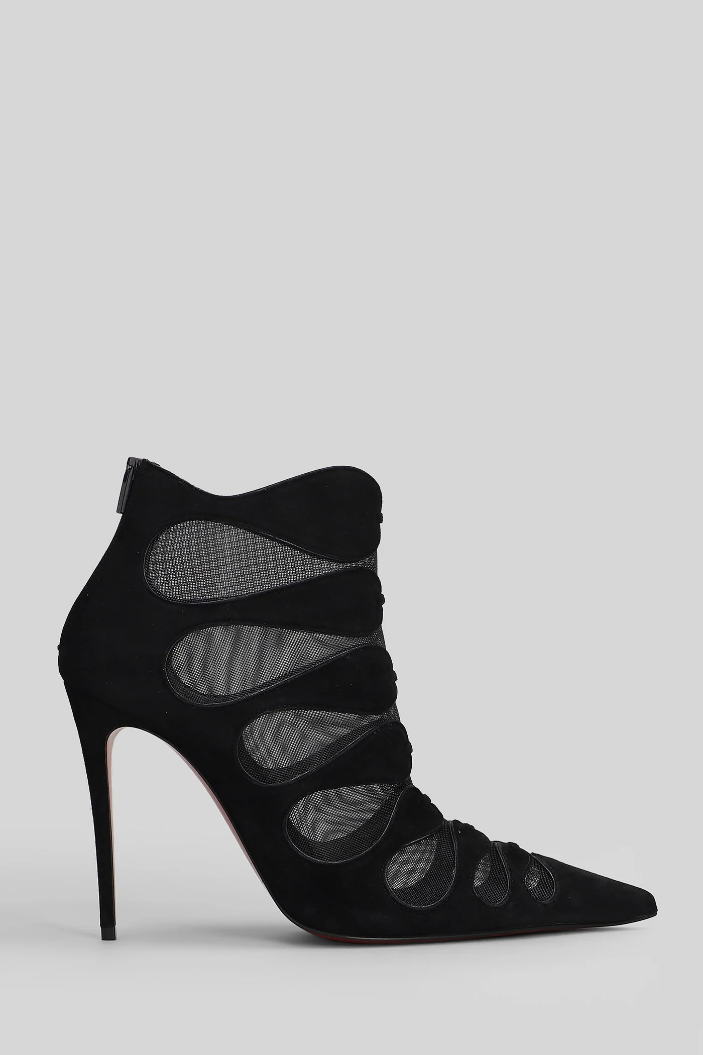 Circus max 100 High heels Ankle boots in black suede