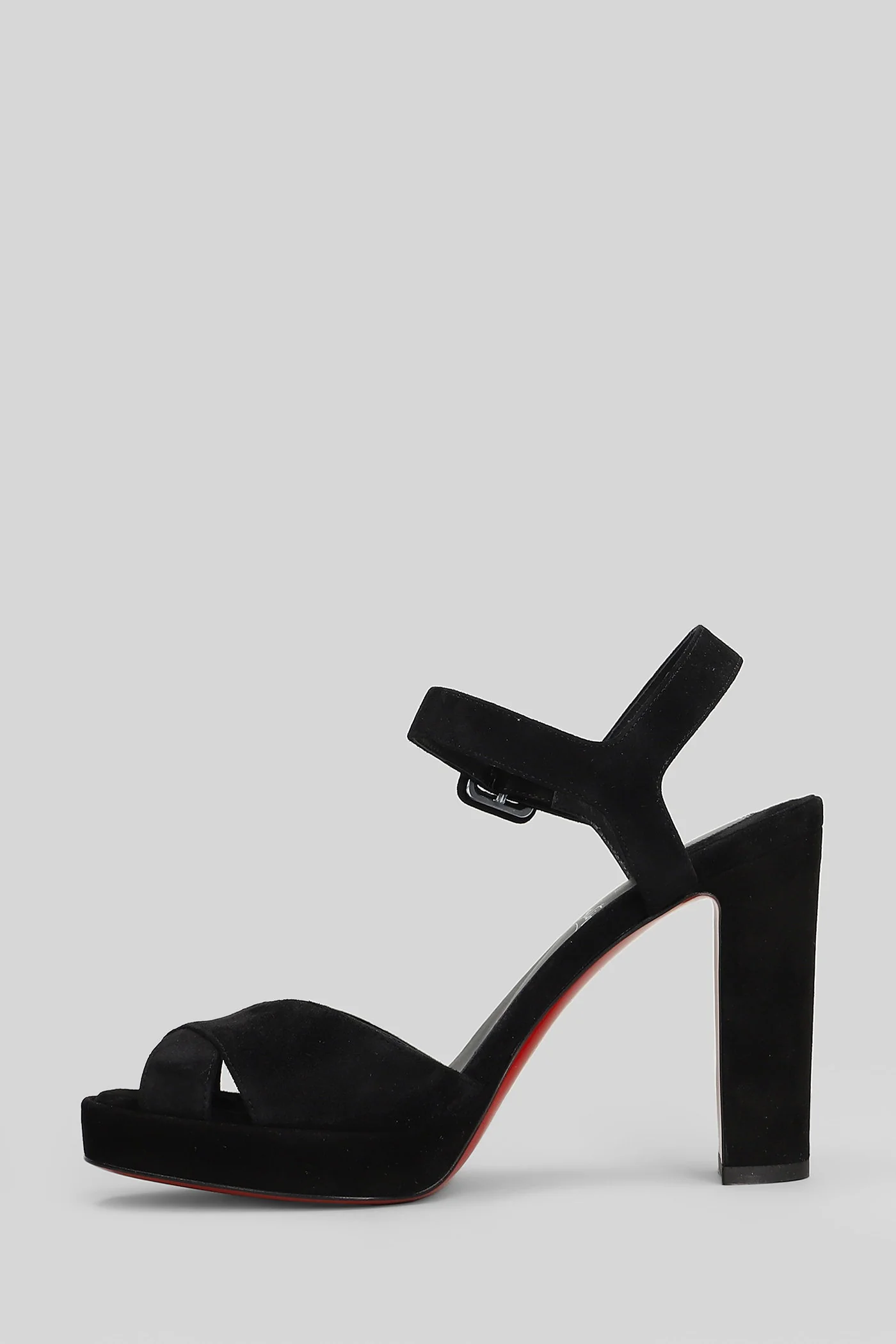 Cora 100 Sandals in black suede - Image 3