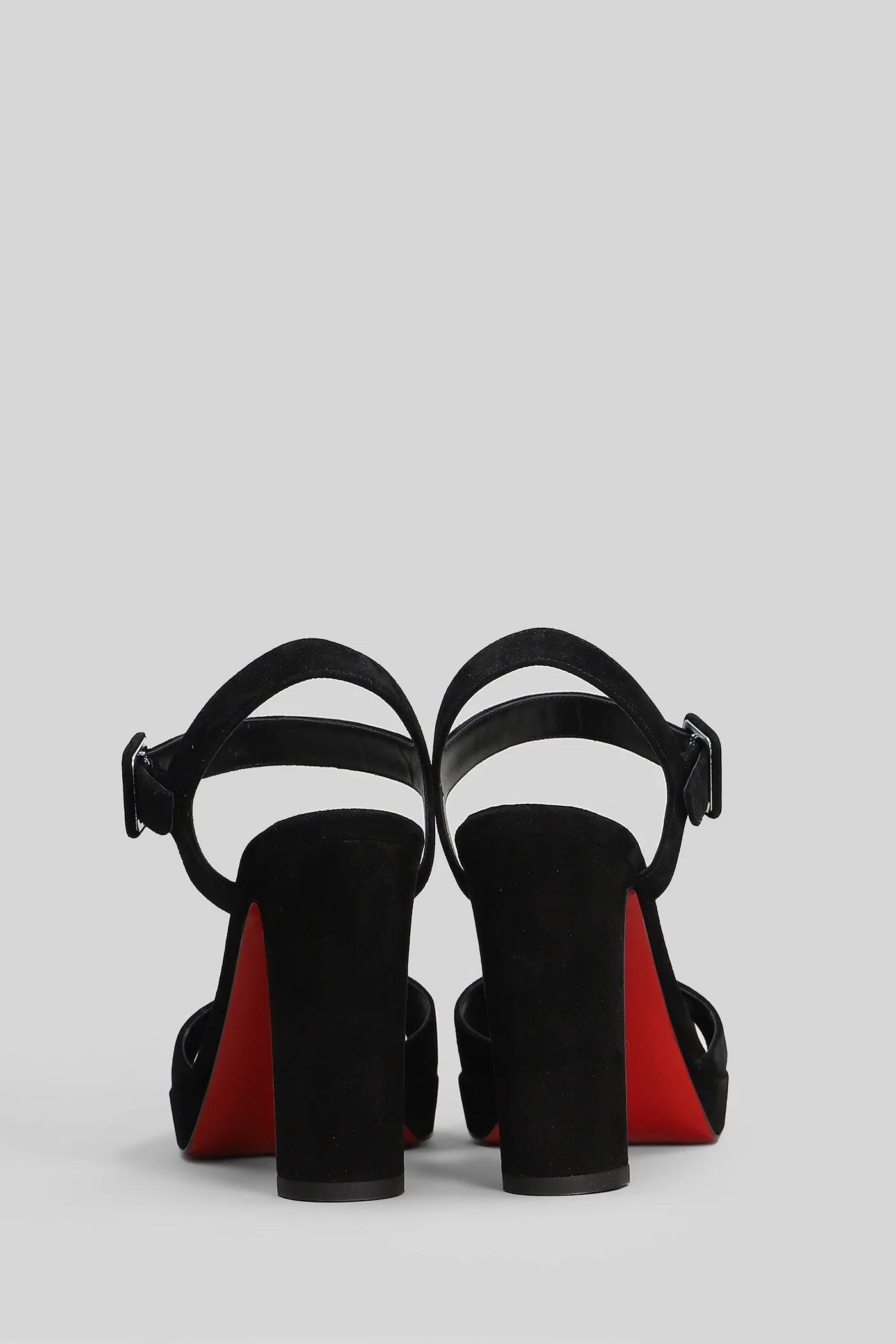 Cora 100 Sandals in black suede - Image 4