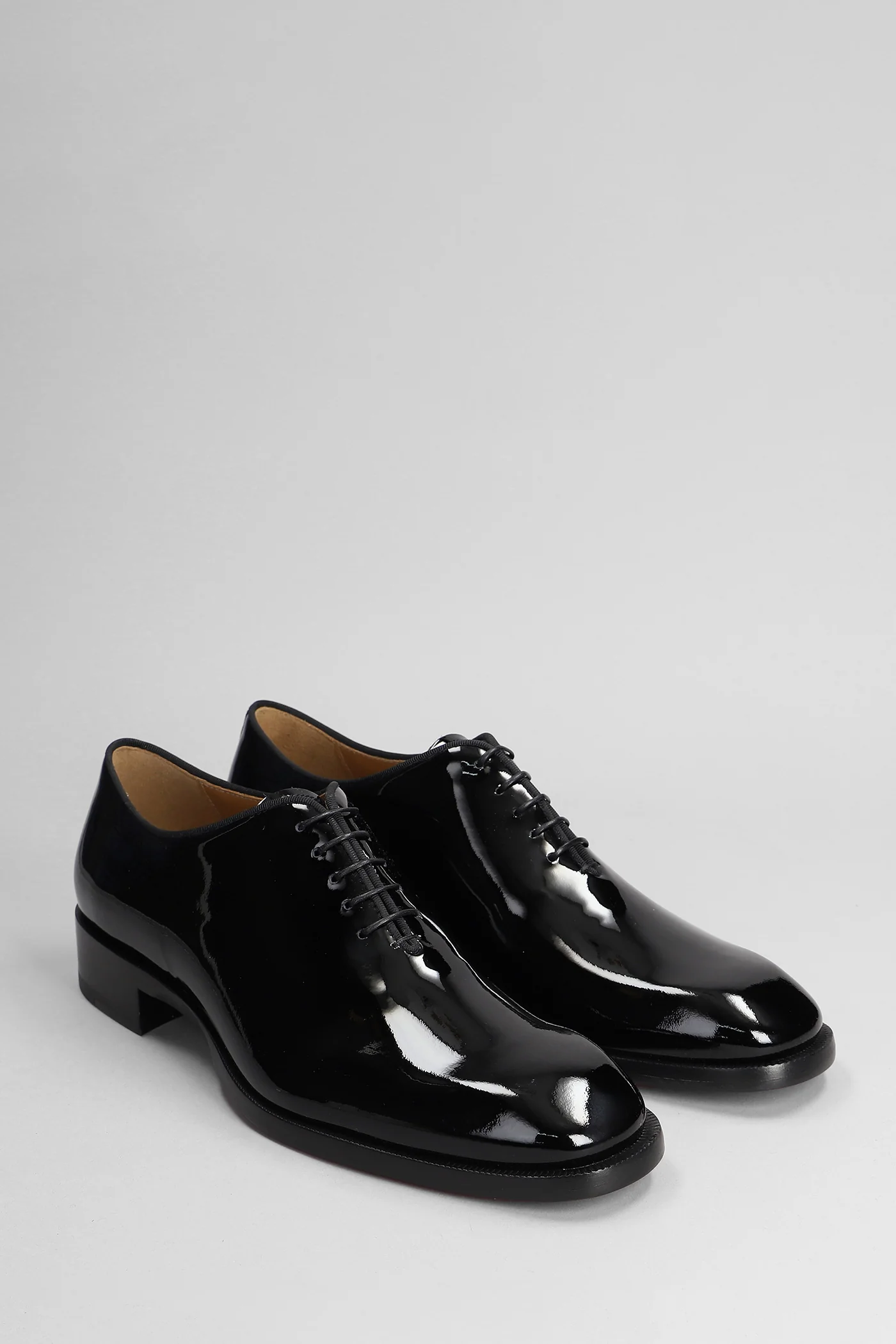 Corteo Lace up shoes in black patent leather - Image 2