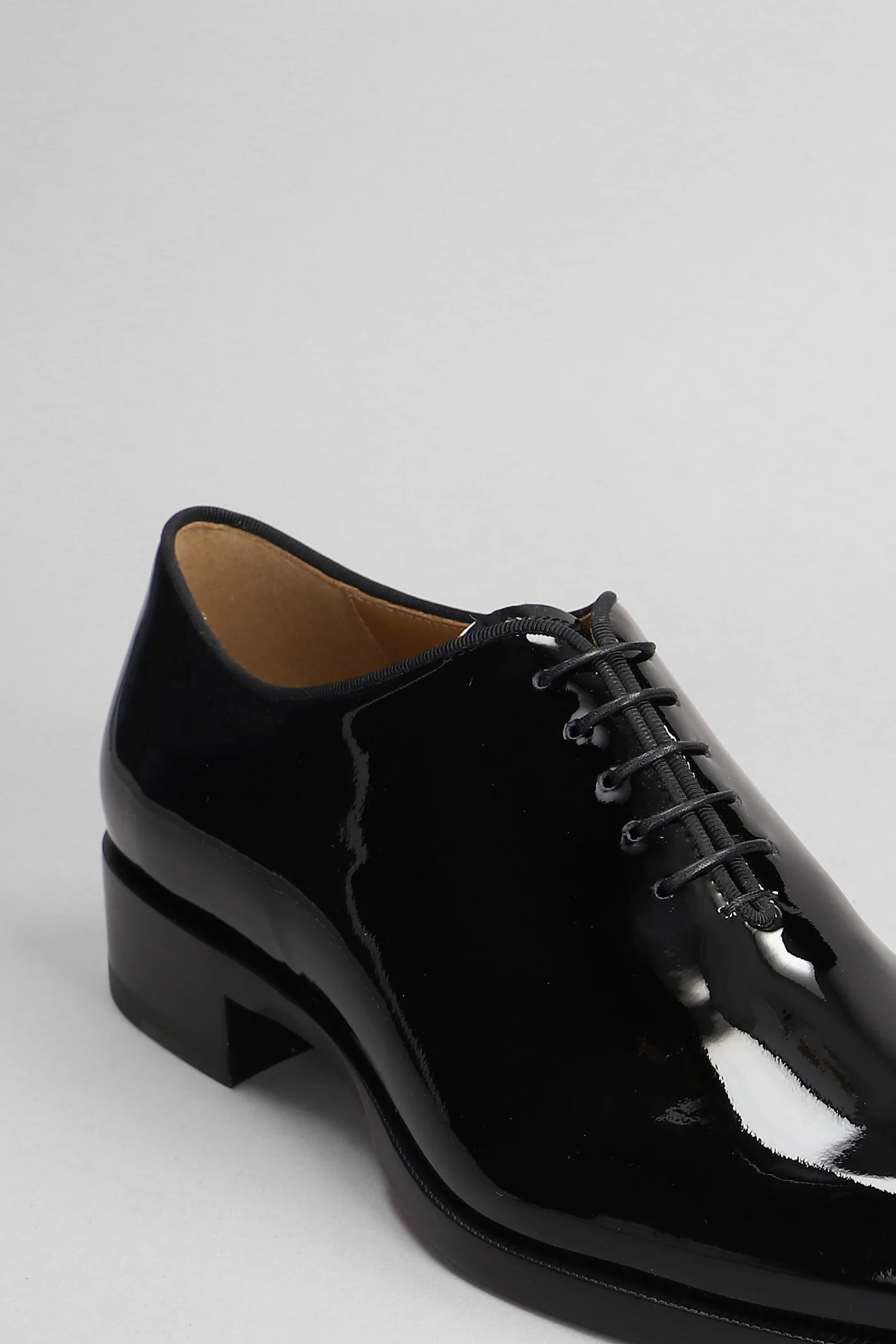 Corteo Lace up shoes in black patent leather - Image 5